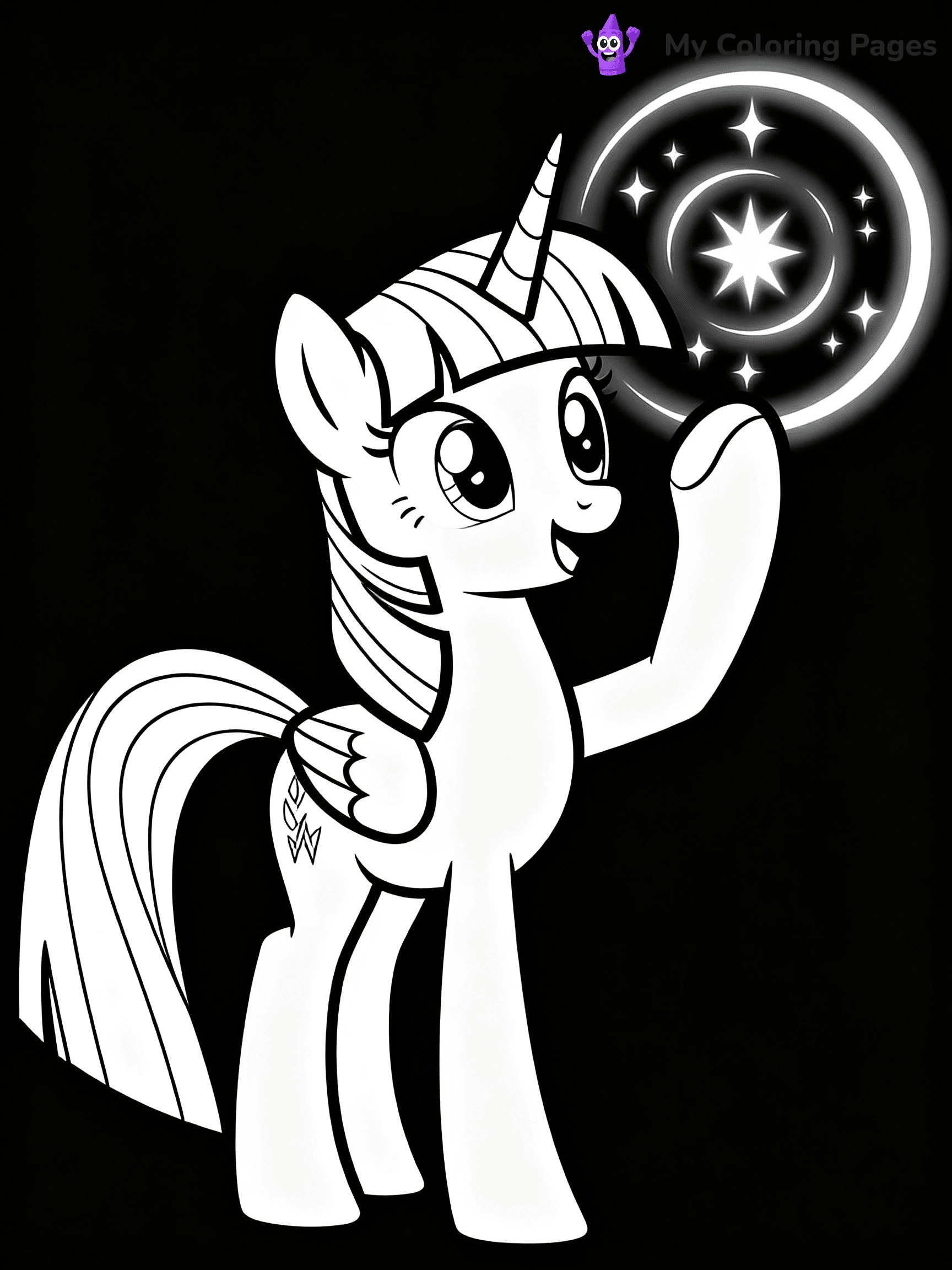 Twilight Sparkle Coloring Pages - 22