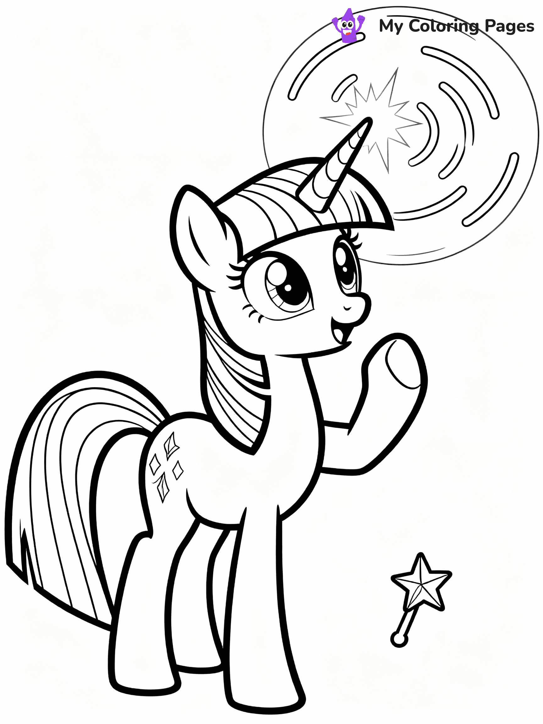 Twilight Sparkle Coloring Pages - 17