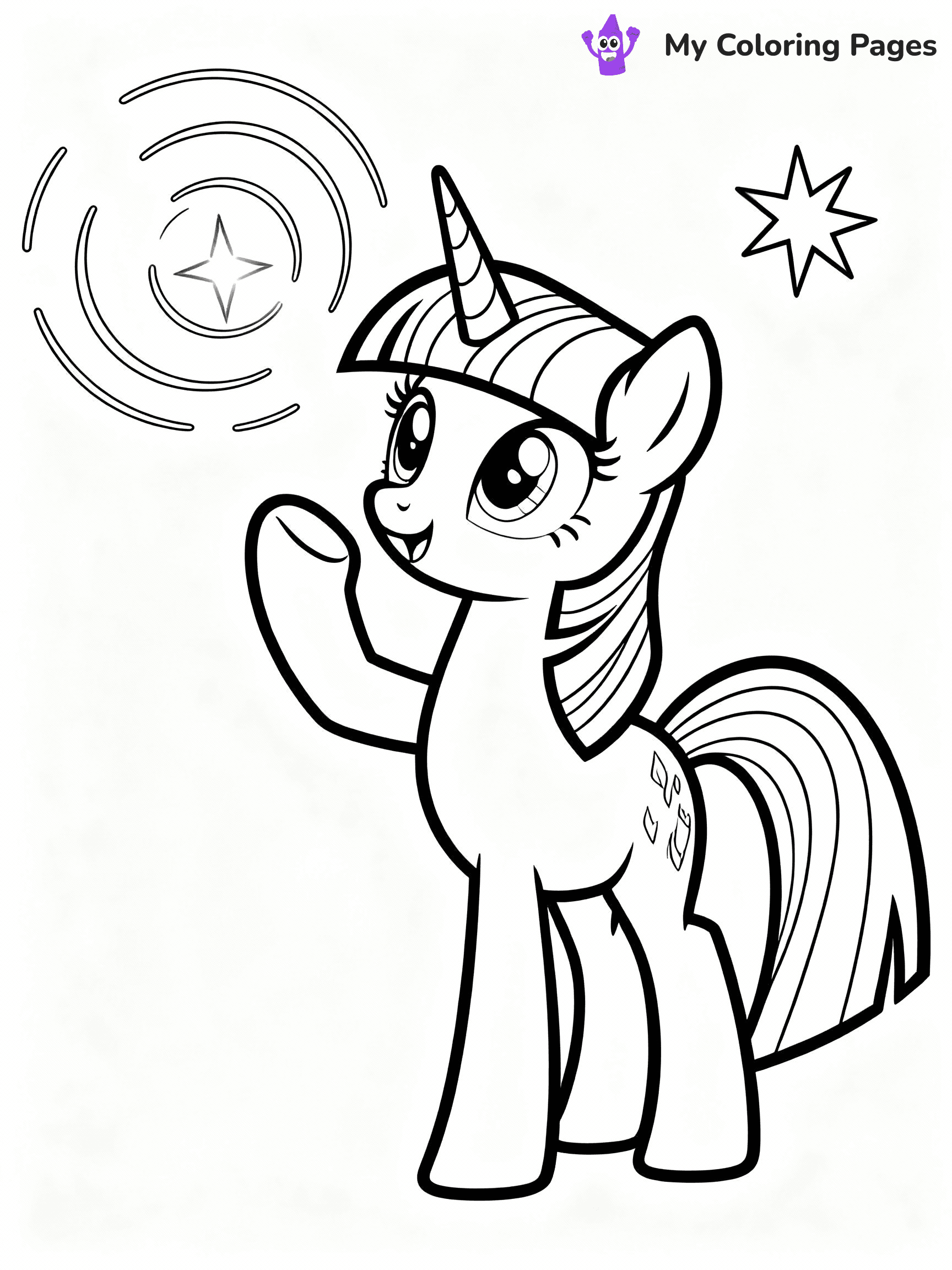 Twilight Sparkle Coloring Pages - 15