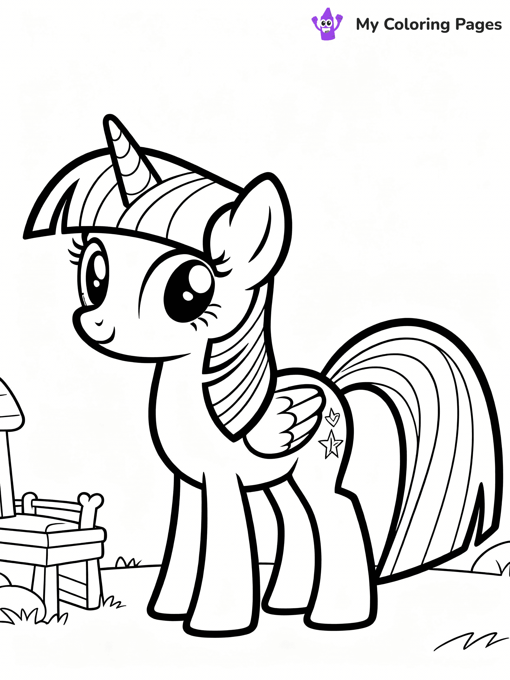 Twilight Sparkle Coloring Pages - 12