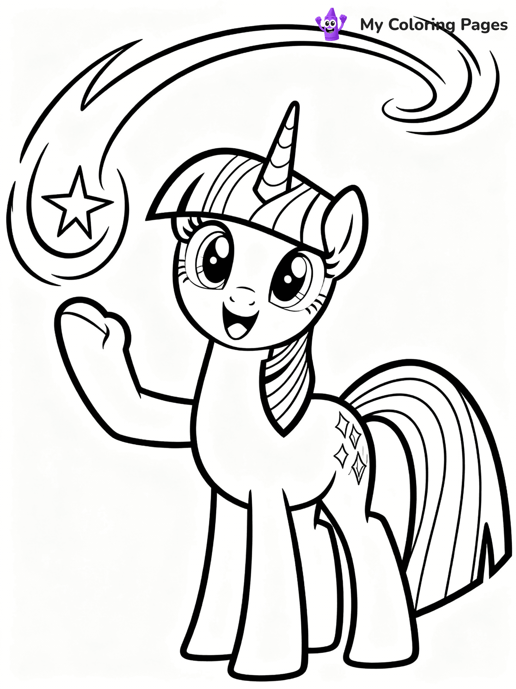 Twilight Sparkle Coloring Pages - 11