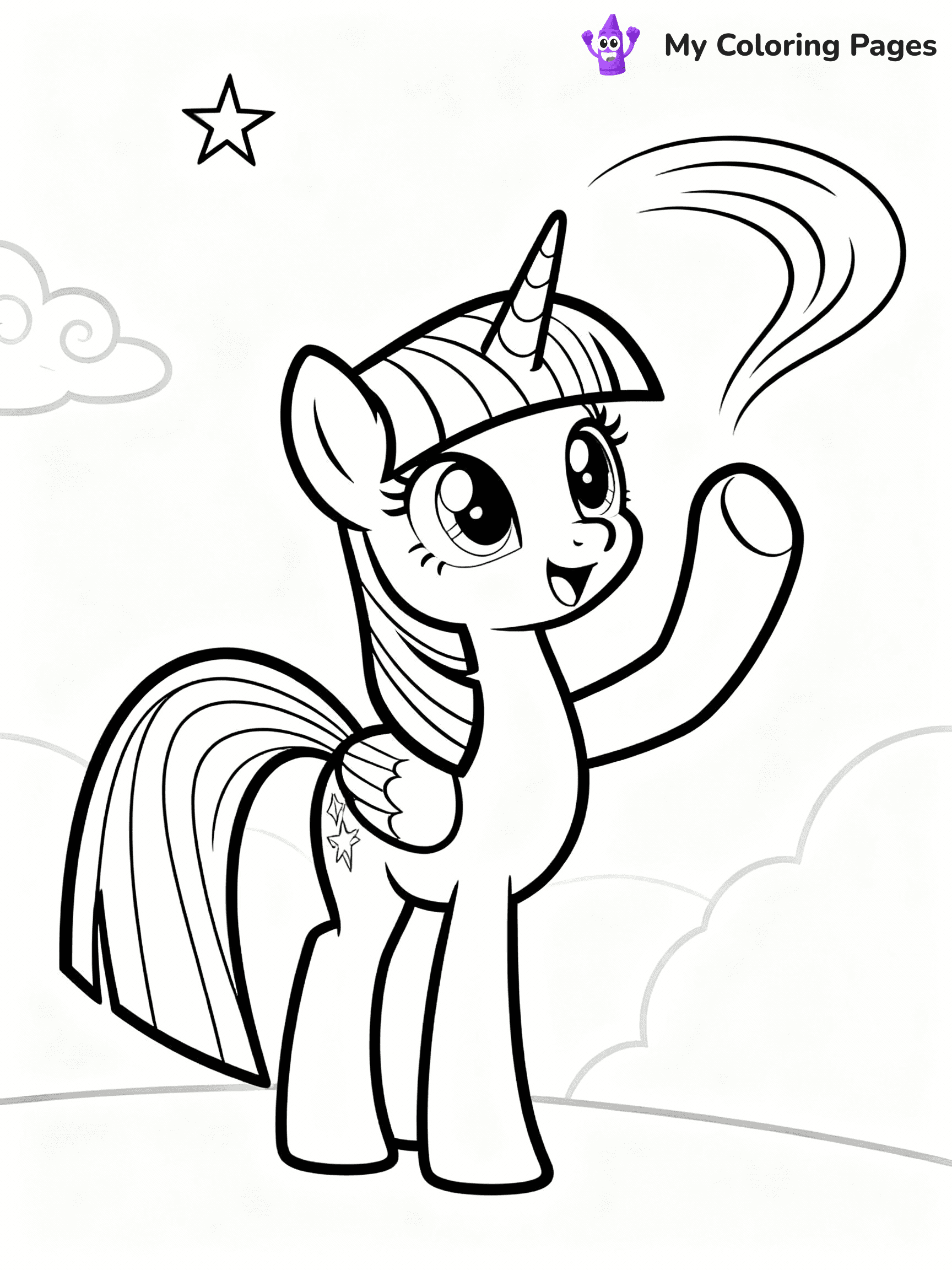 Twilight Sparkle Coloring Pages - 9
