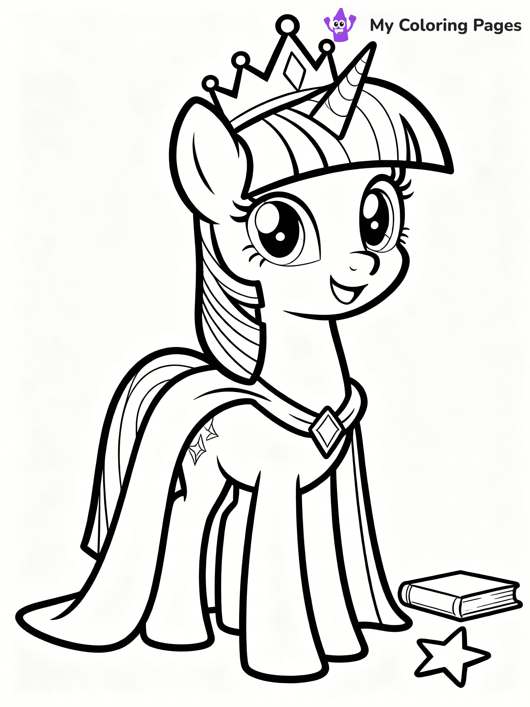 Twilight Sparkle Coloring Pages - 7