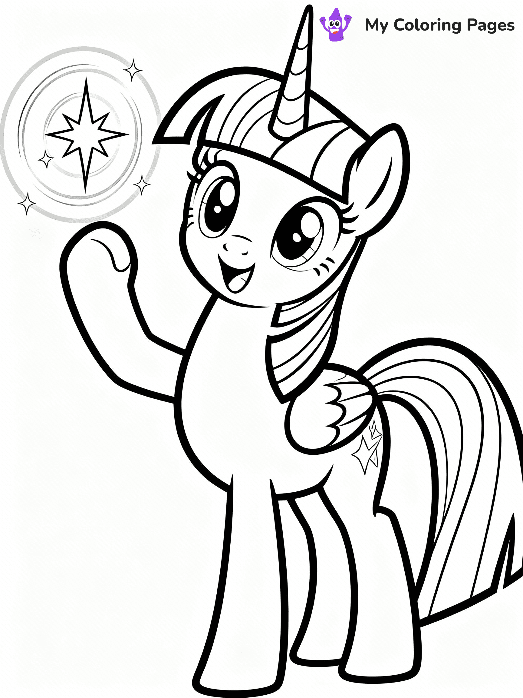 Twilight Sparkle Coloring Pages - 6