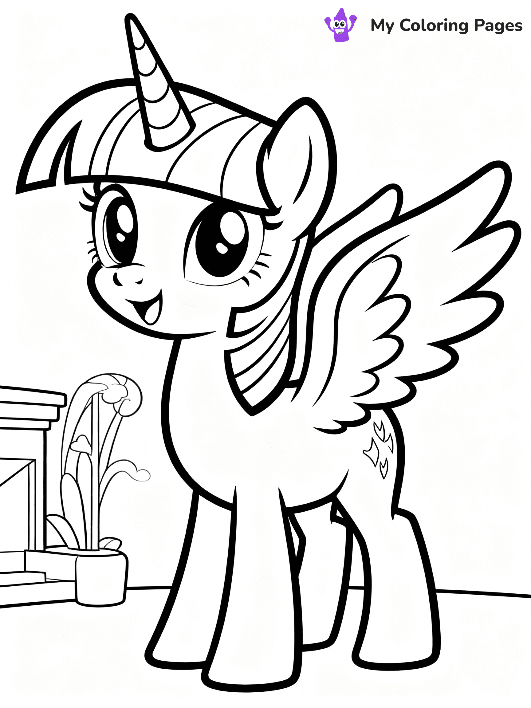Twilight Sparkle Coloring Pages - 5