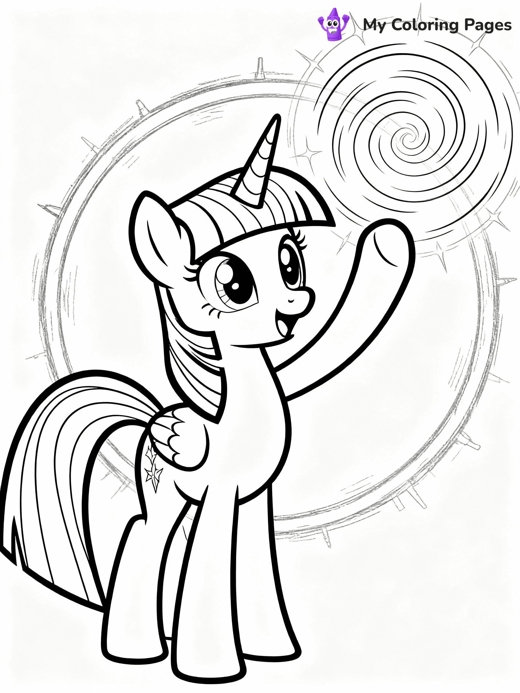 Twilight Sparkle Coloring Pages - 4