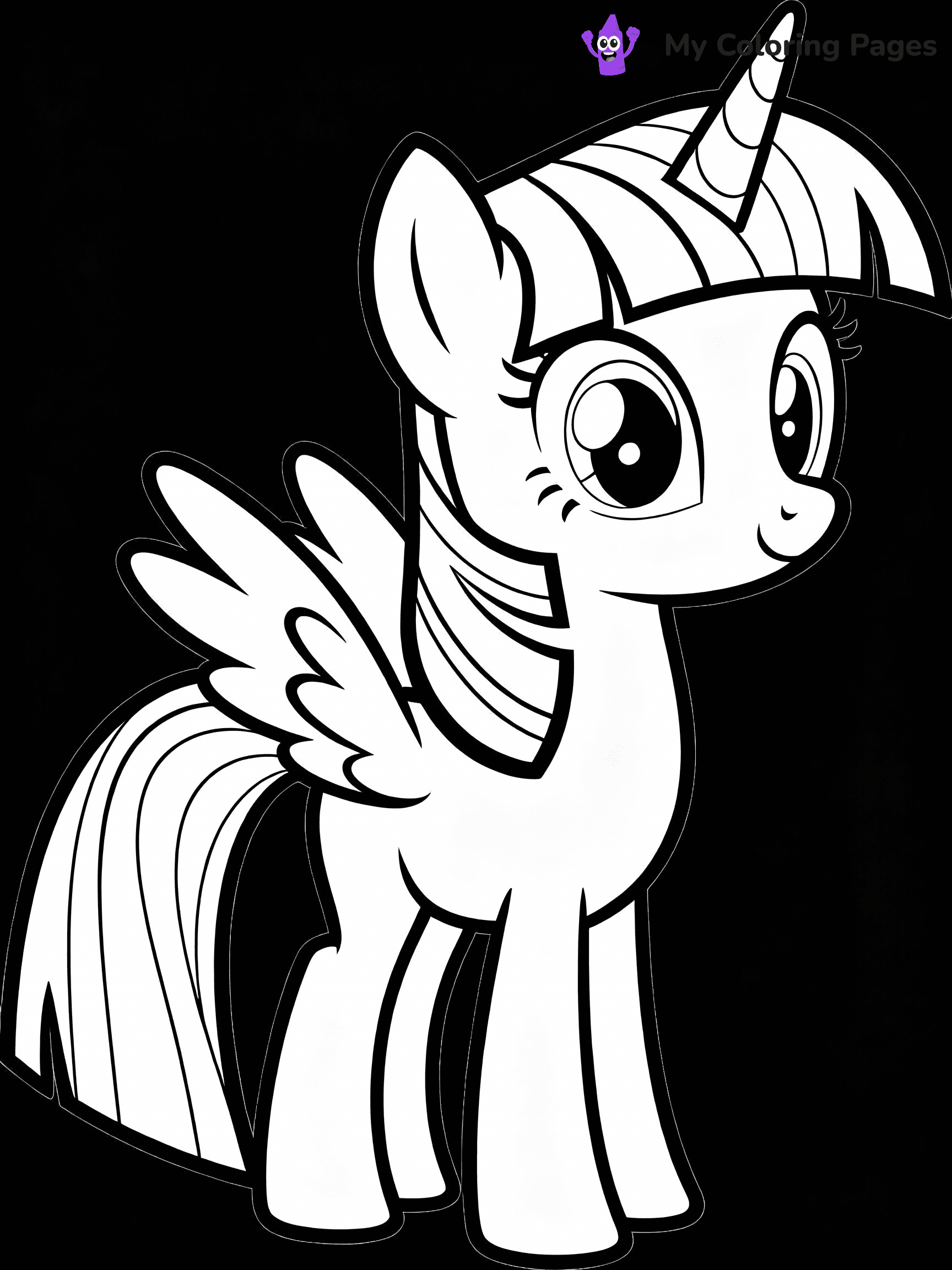 Twilight Sparkle Coloring Pages - 3