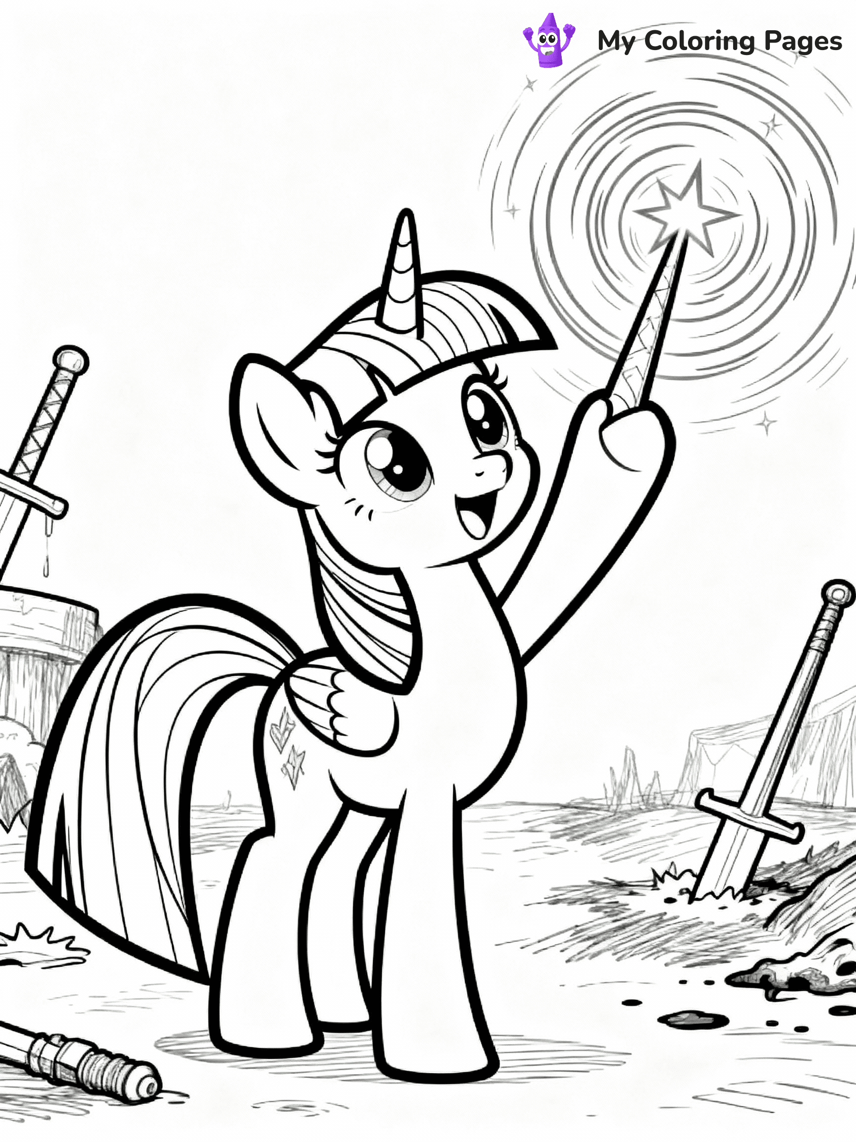 Twilight Sparkle Coloring Pages - 2