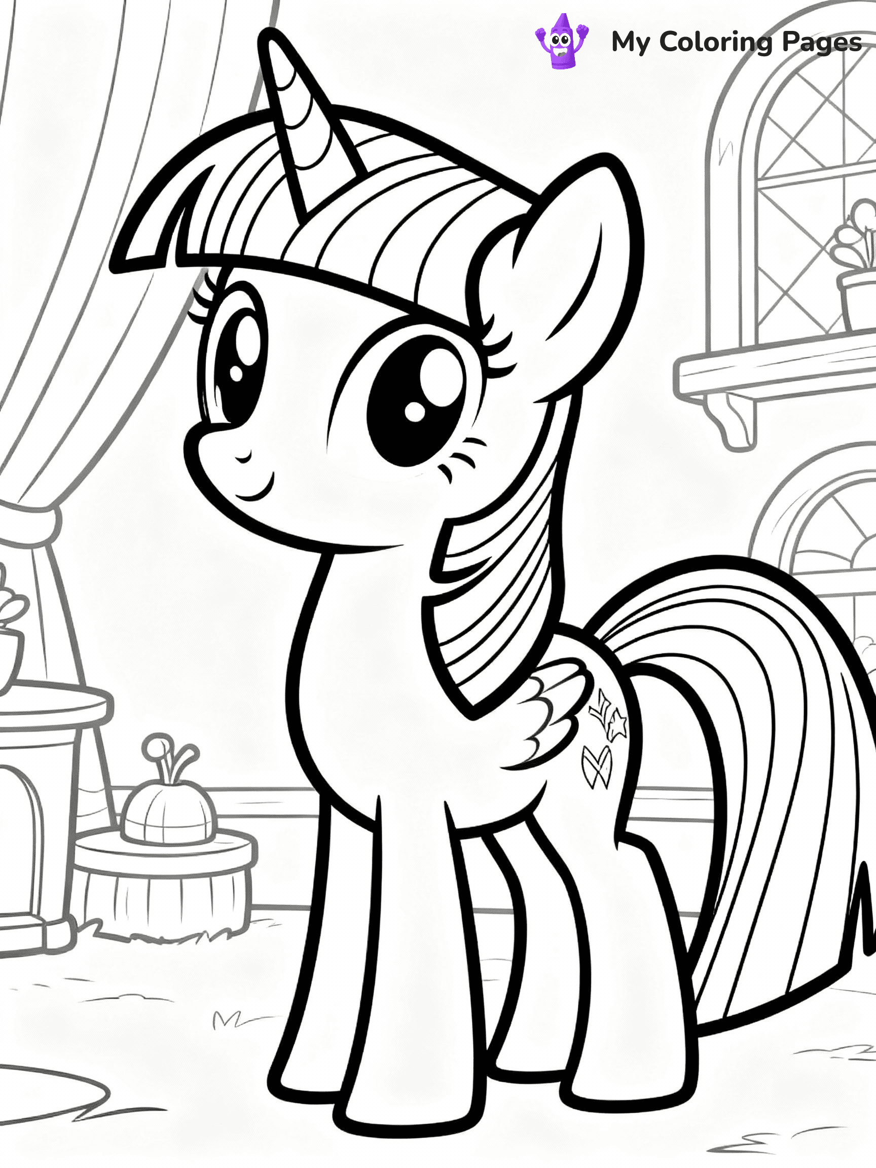 Twilight Sparkle Coloring Pages - 1