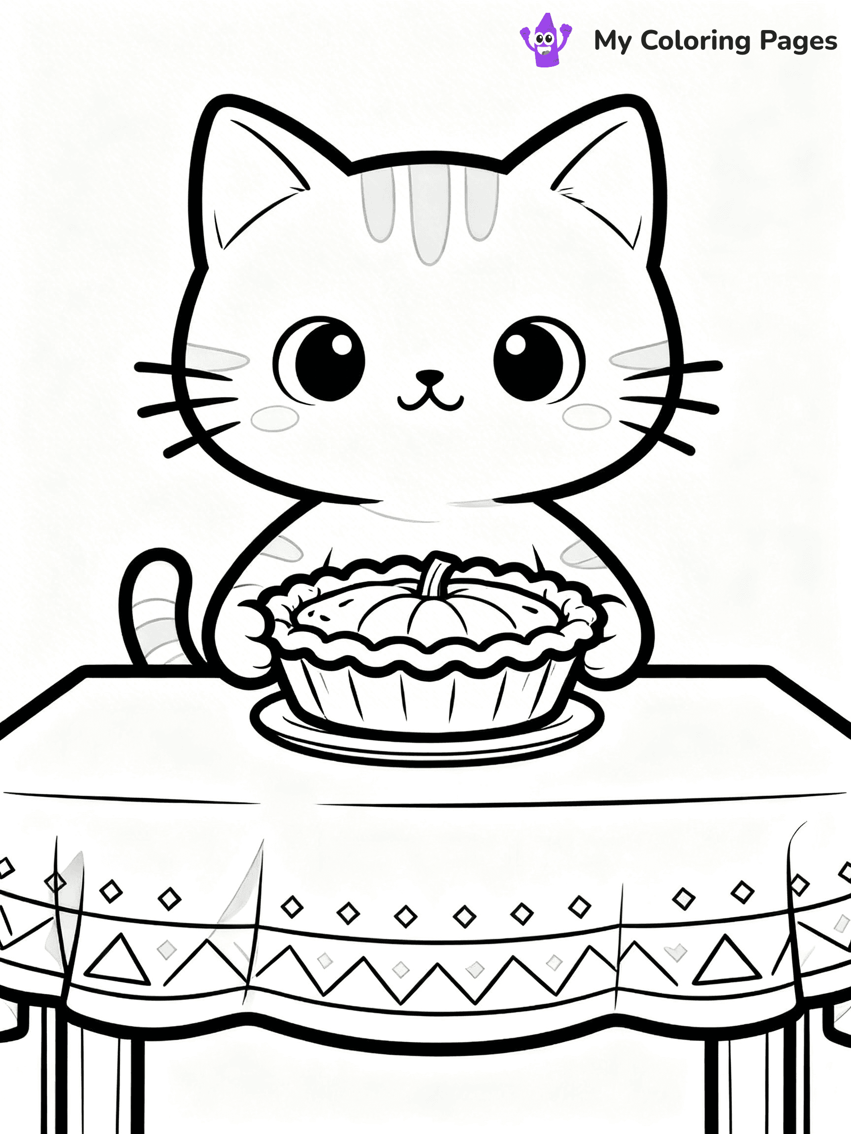 Pumpkin Pie Coloring Pages - 67
