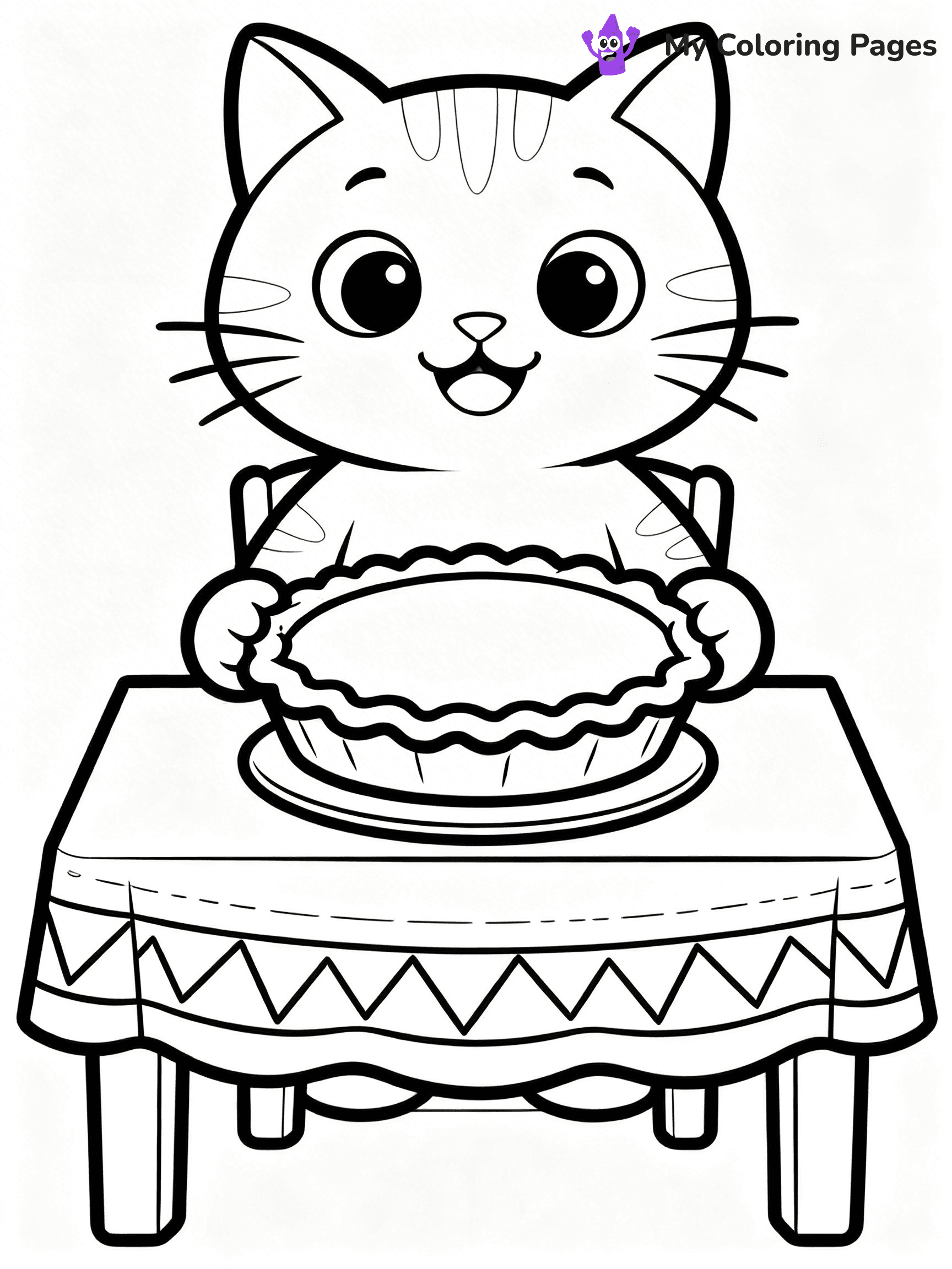 Pumpkin Pie Coloring Pages - 63