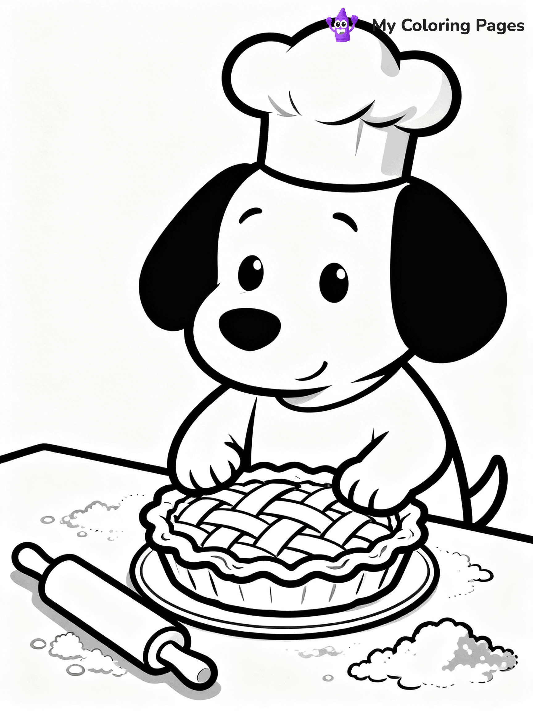 Pumpkin Pie Coloring Pages - 55