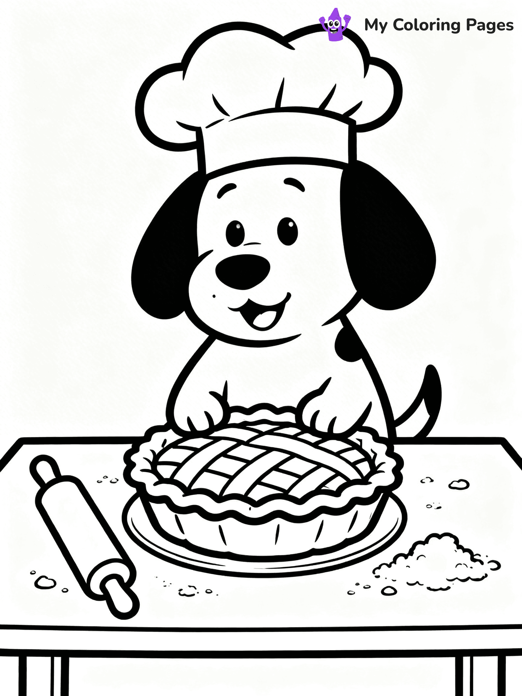 Pumpkin Pie Coloring Pages - 54