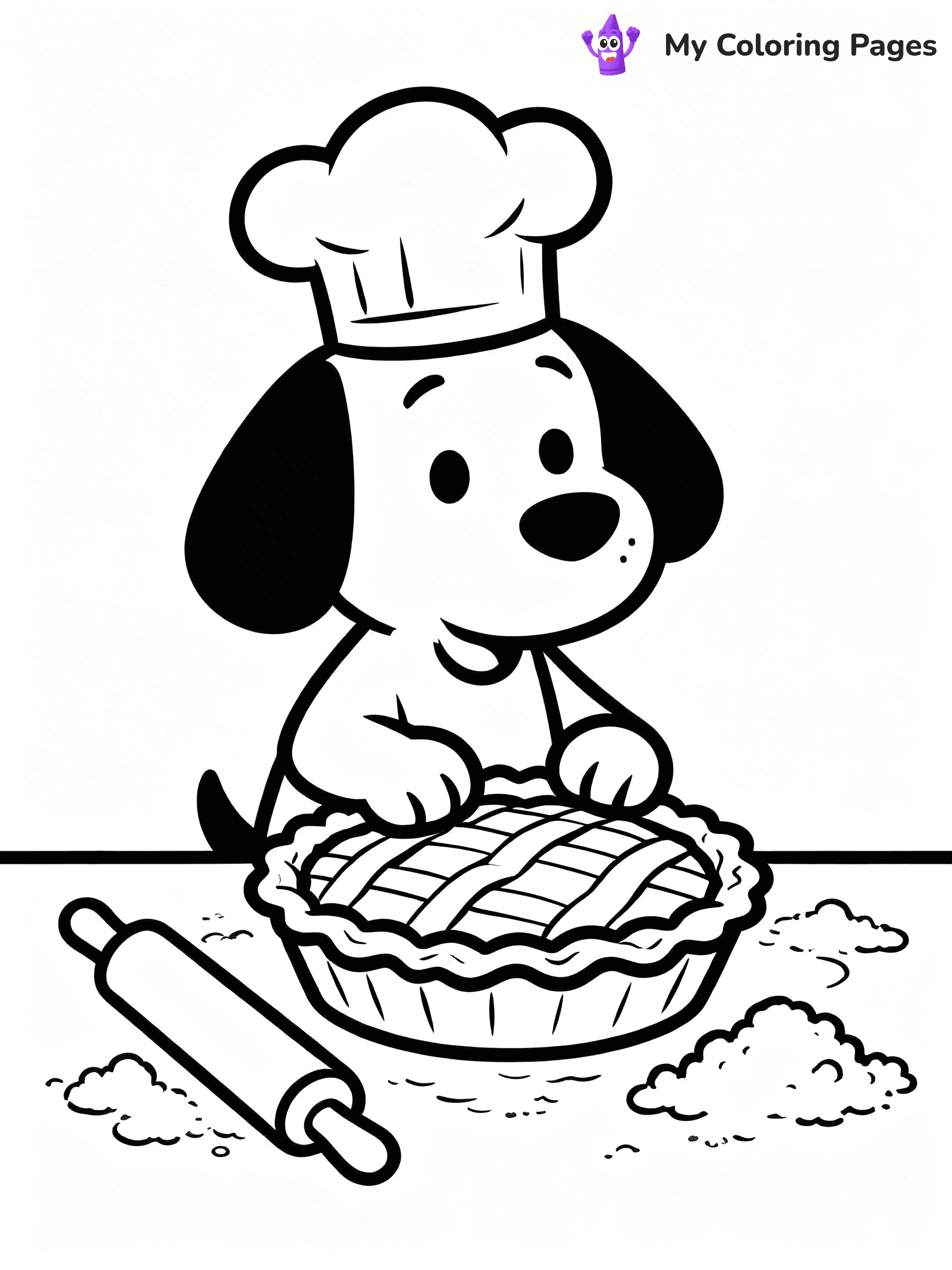 Pumpkin Pie Coloring Pages - 52