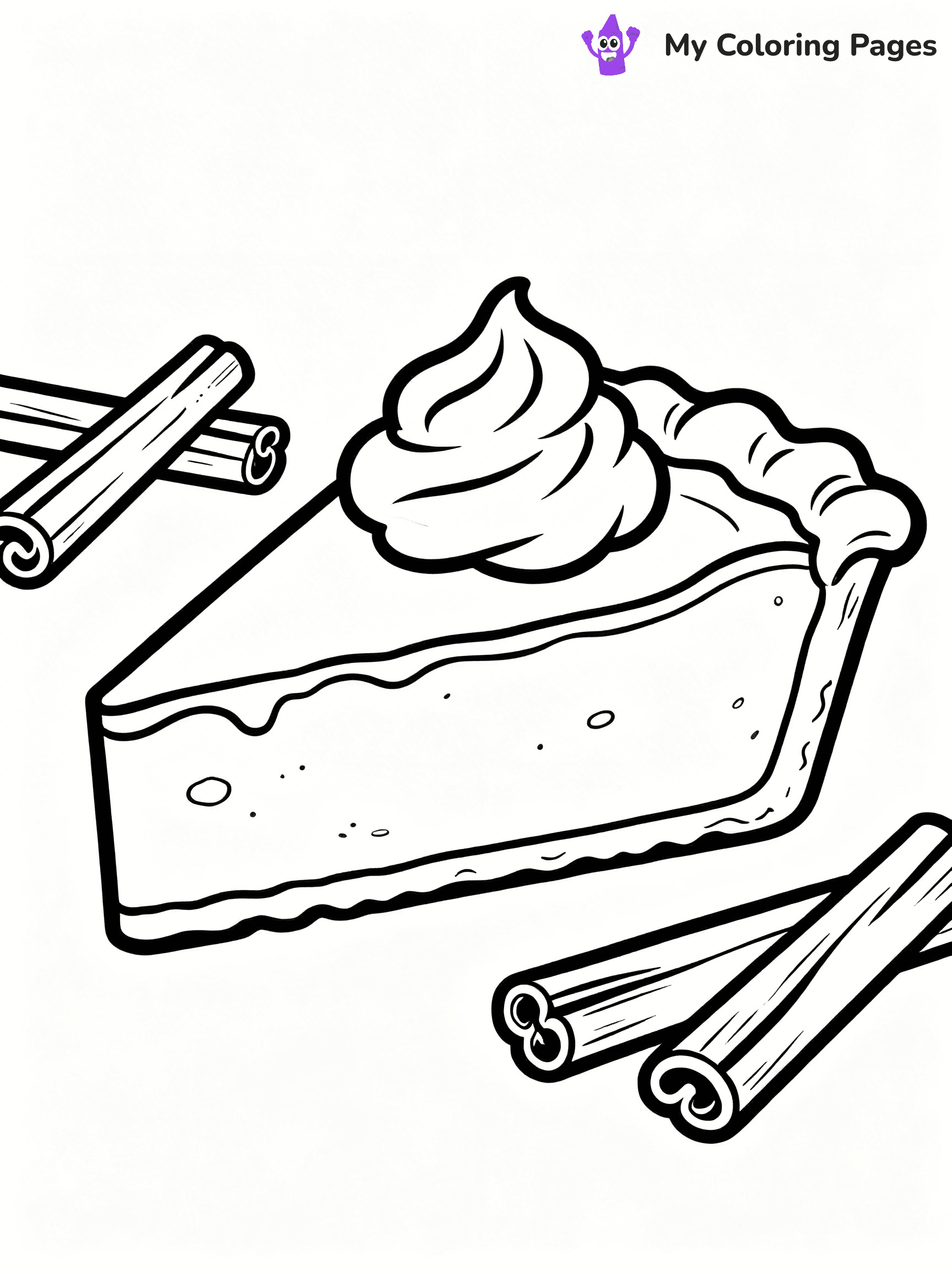 Pumpkin Pie Coloring Pages - 36