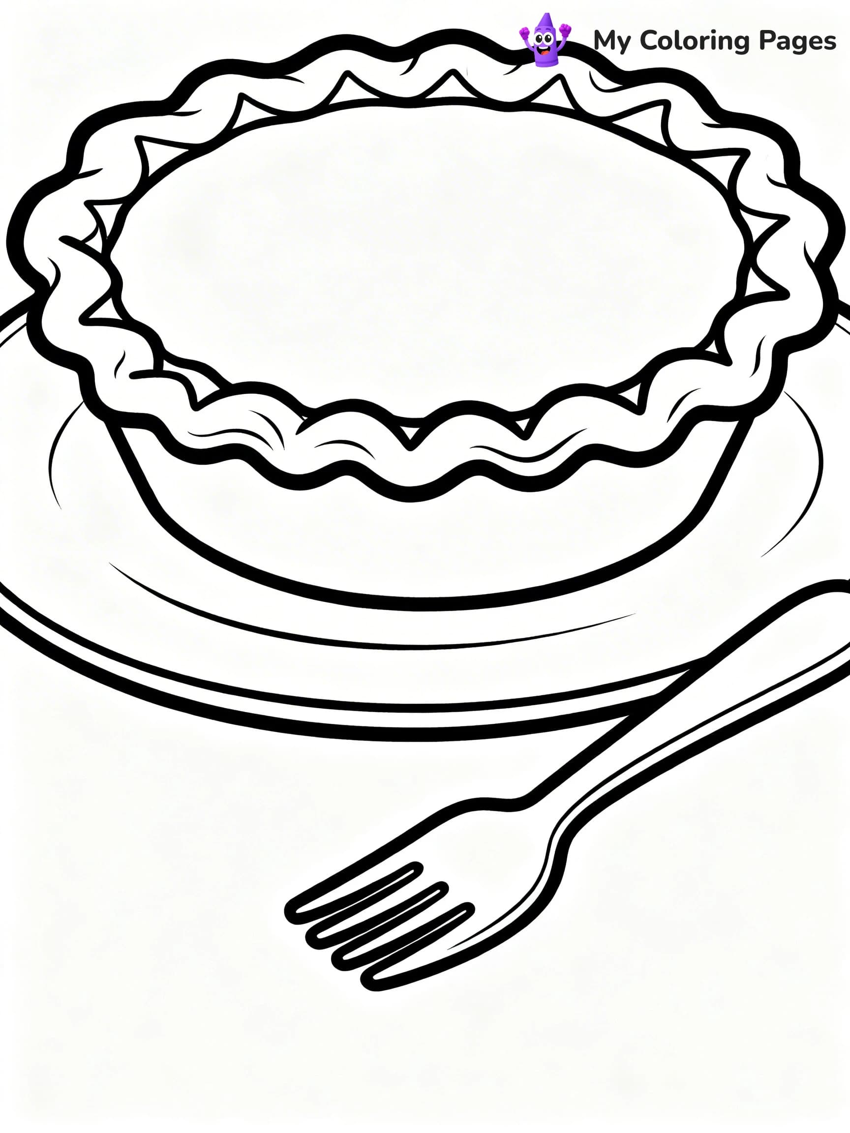 Pumpkin Pie Coloring Pages - 11