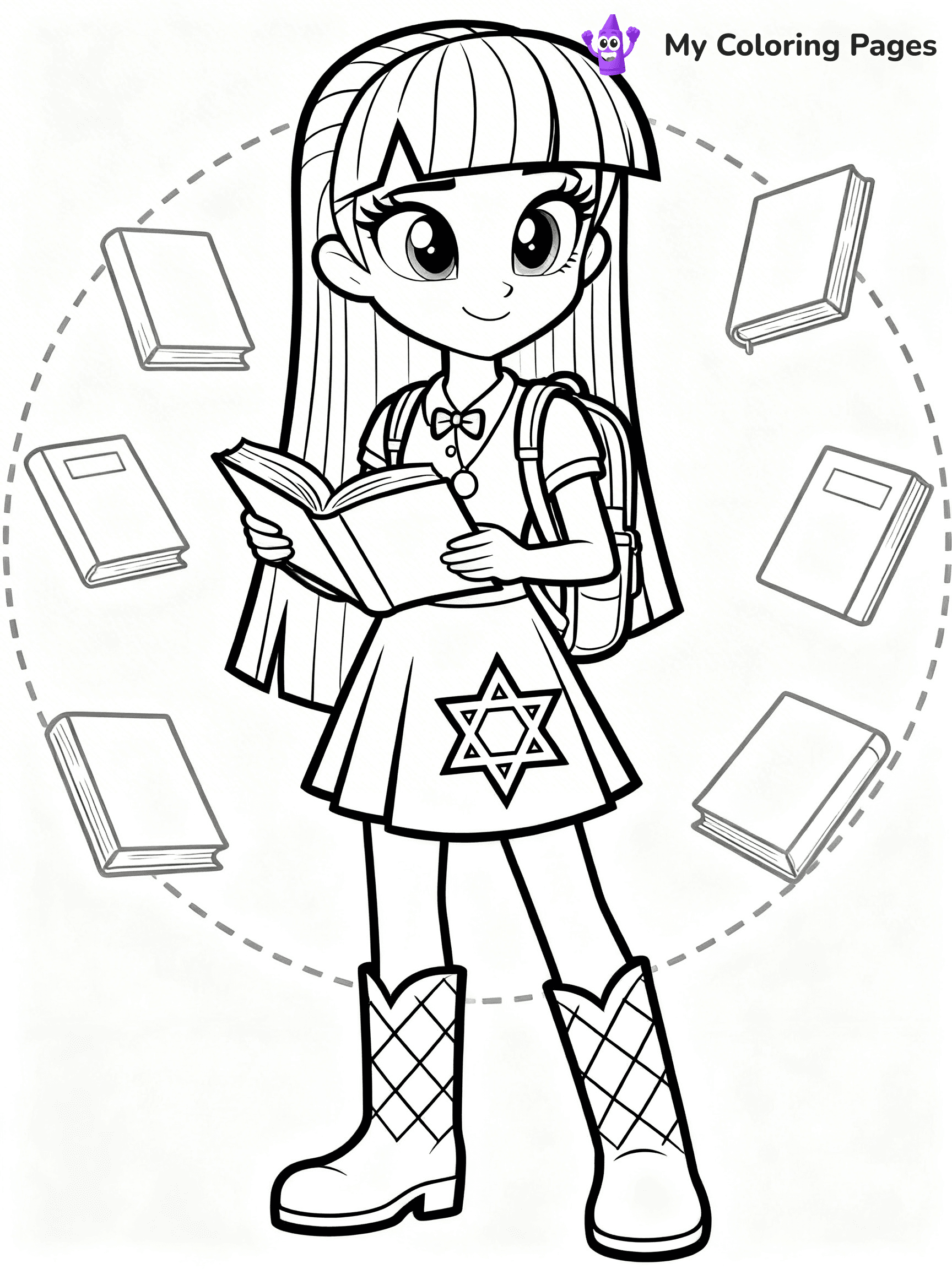 Equestria Girls Coloring Pages - 24