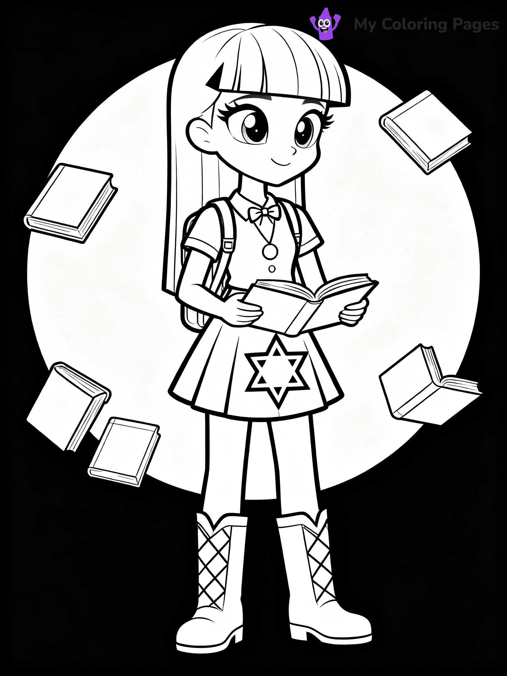 Equestria Girls Coloring Pages - 23