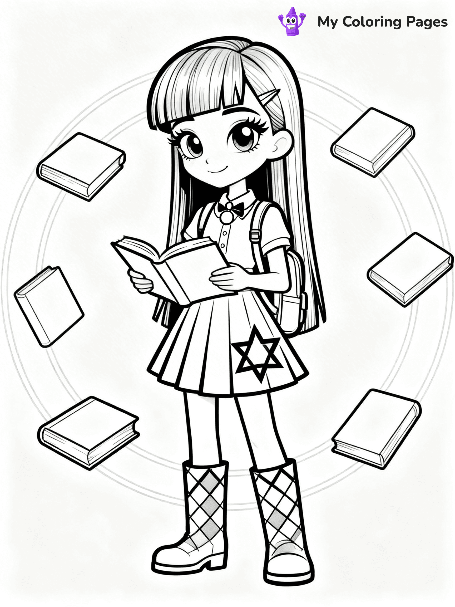 Equestria Girls Coloring Pages - 21