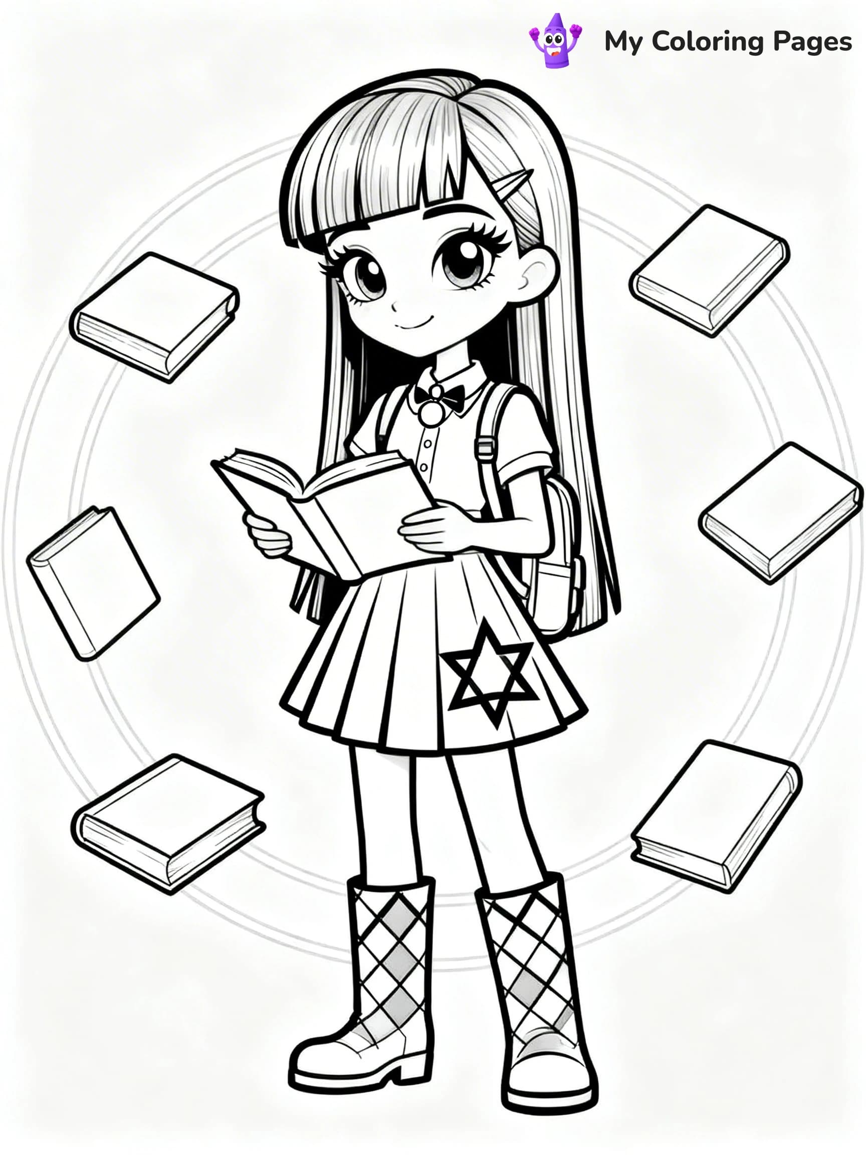 Equestria Girls Coloring Pages - 21