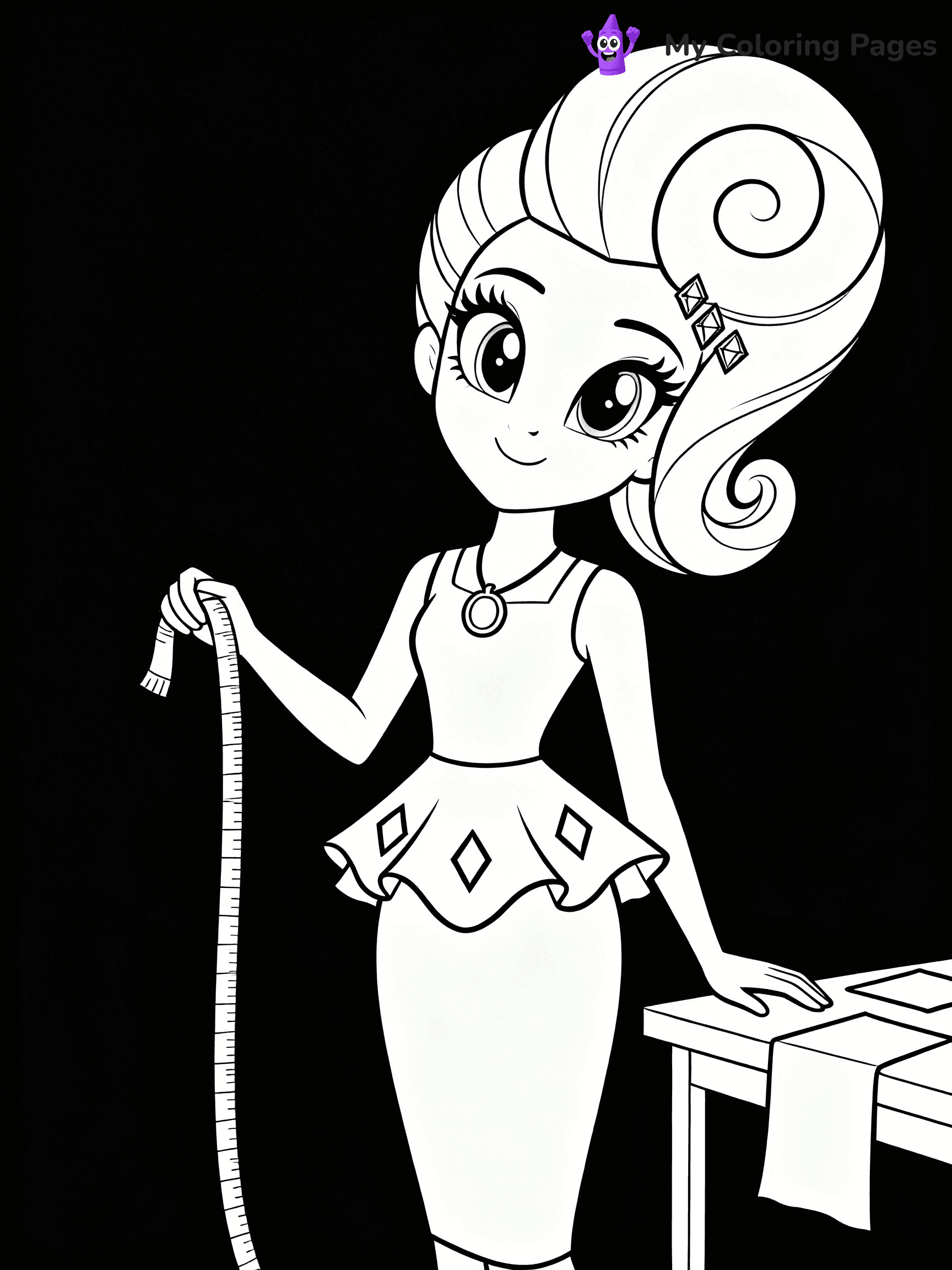 Equestria Girls Coloring Pages - 20
