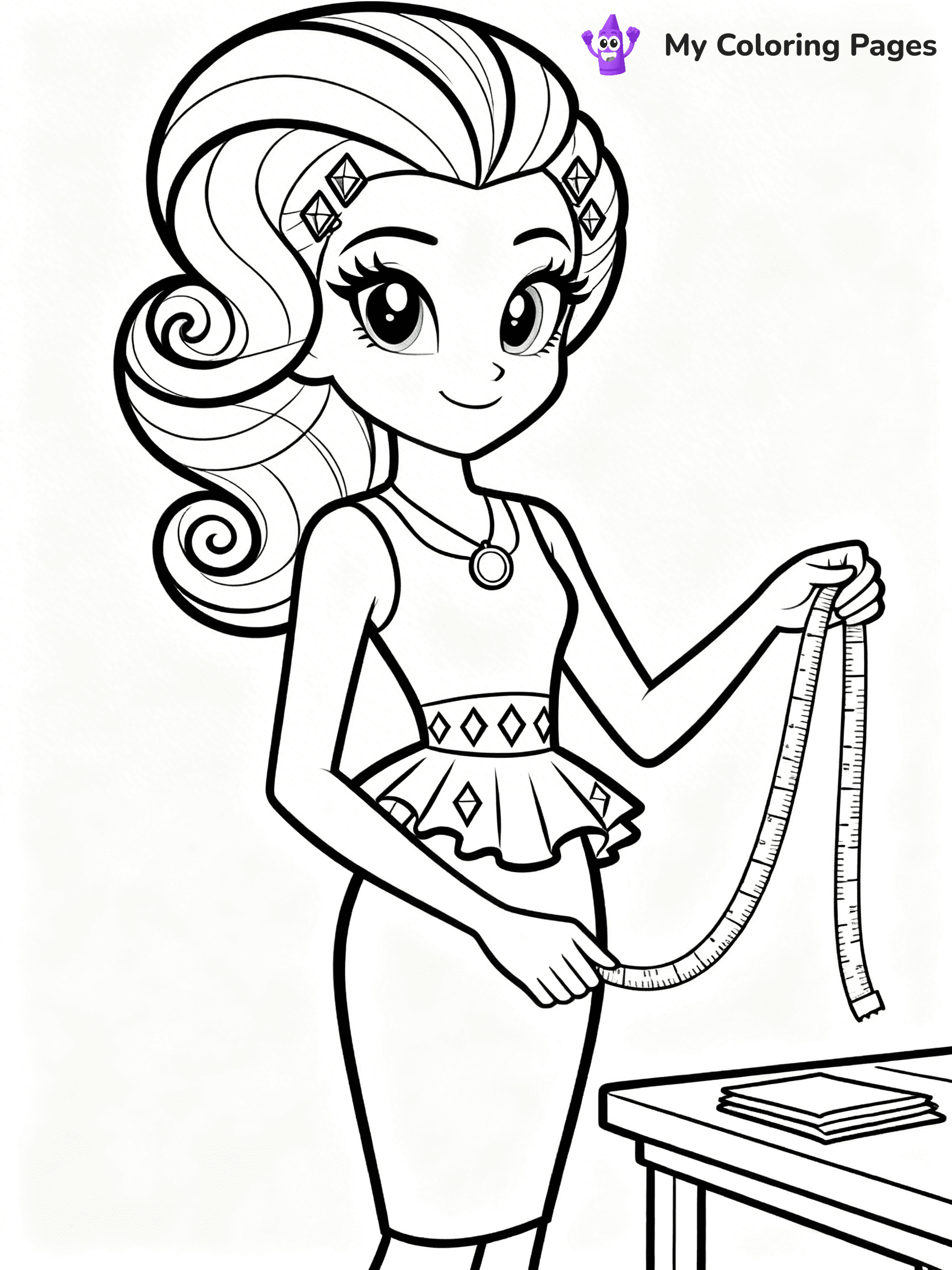 Equestria Girls Coloring Pages - 19
