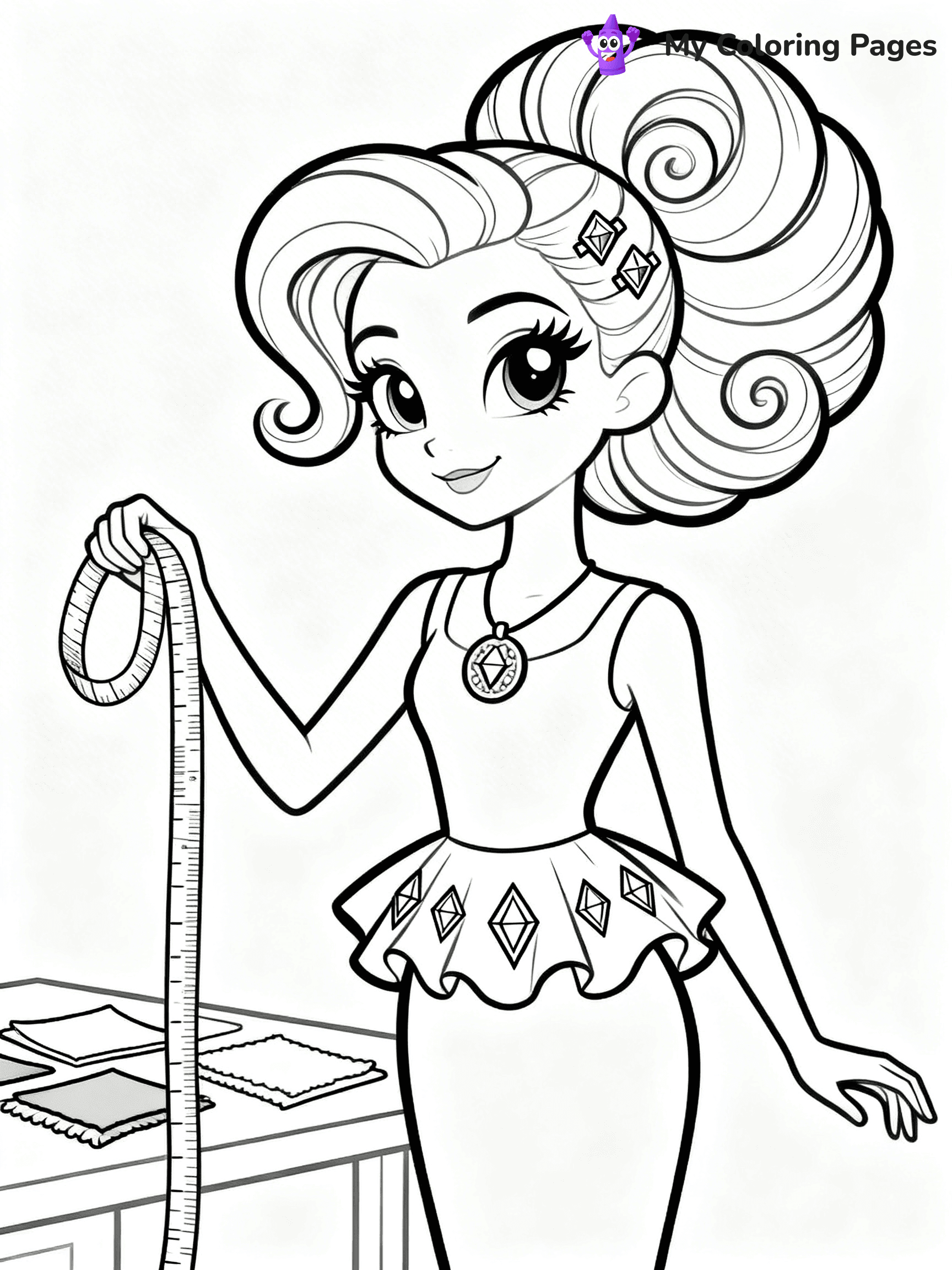 Equestria Girls Coloring Pages - 18