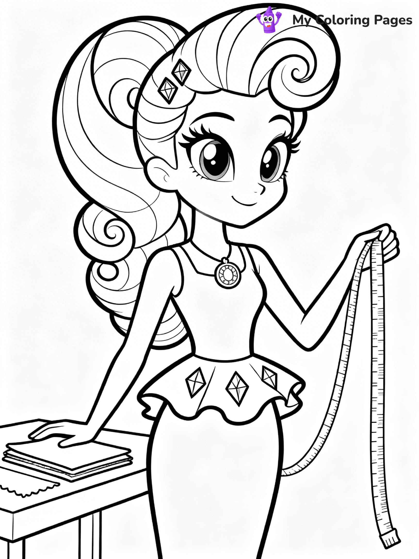 Equestria Girls Coloring Pages - 17