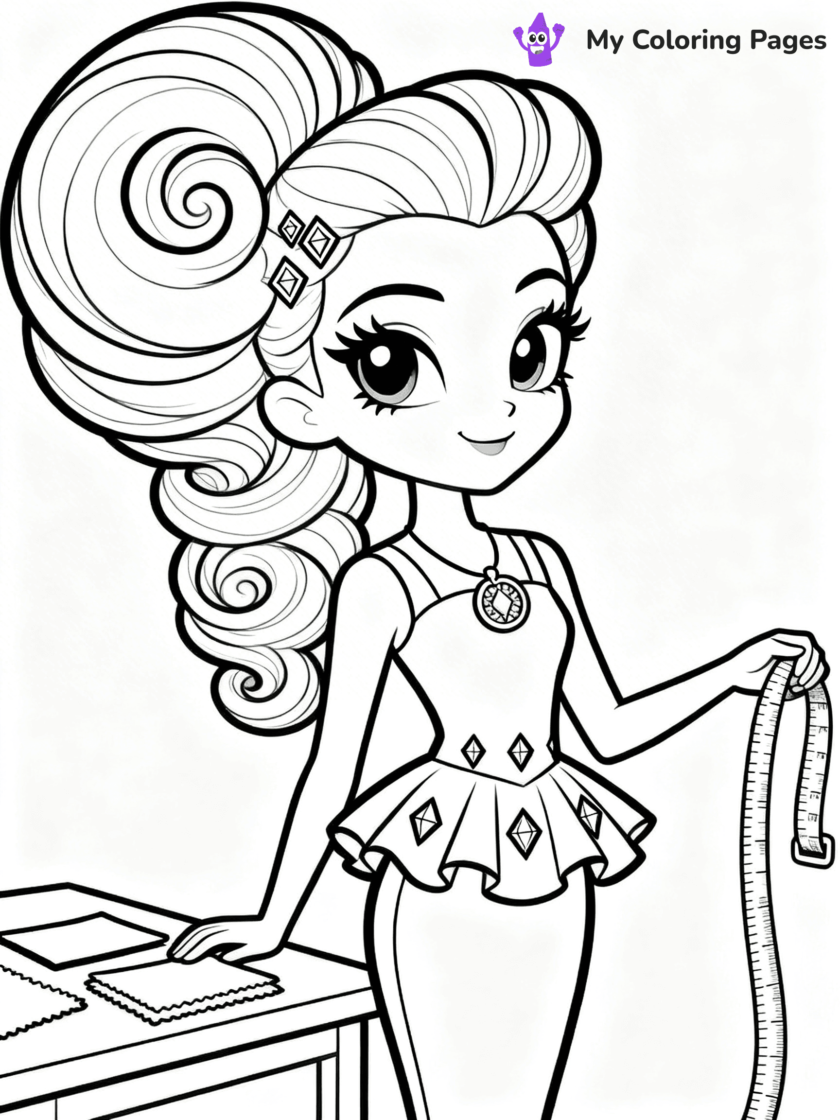 Equestria Girls Coloring Pages - 16