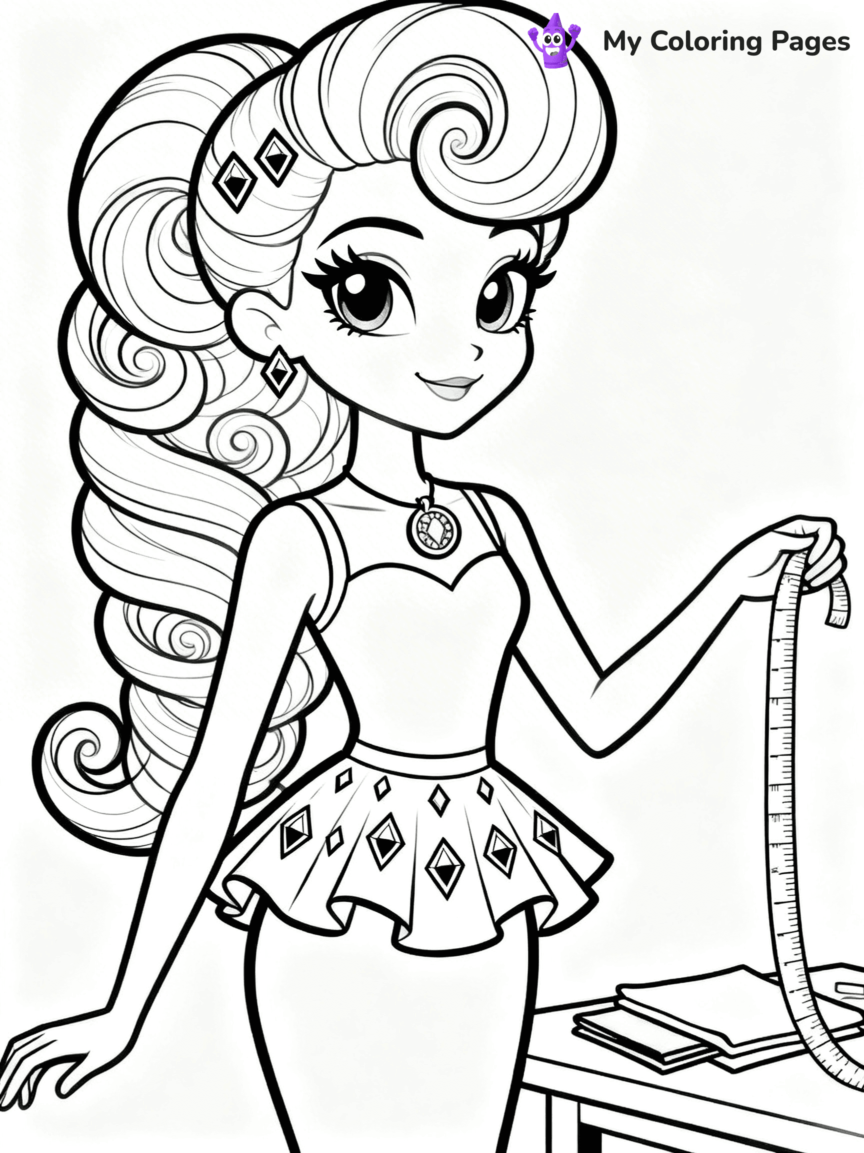 Equestria Girls Coloring Pages - 14