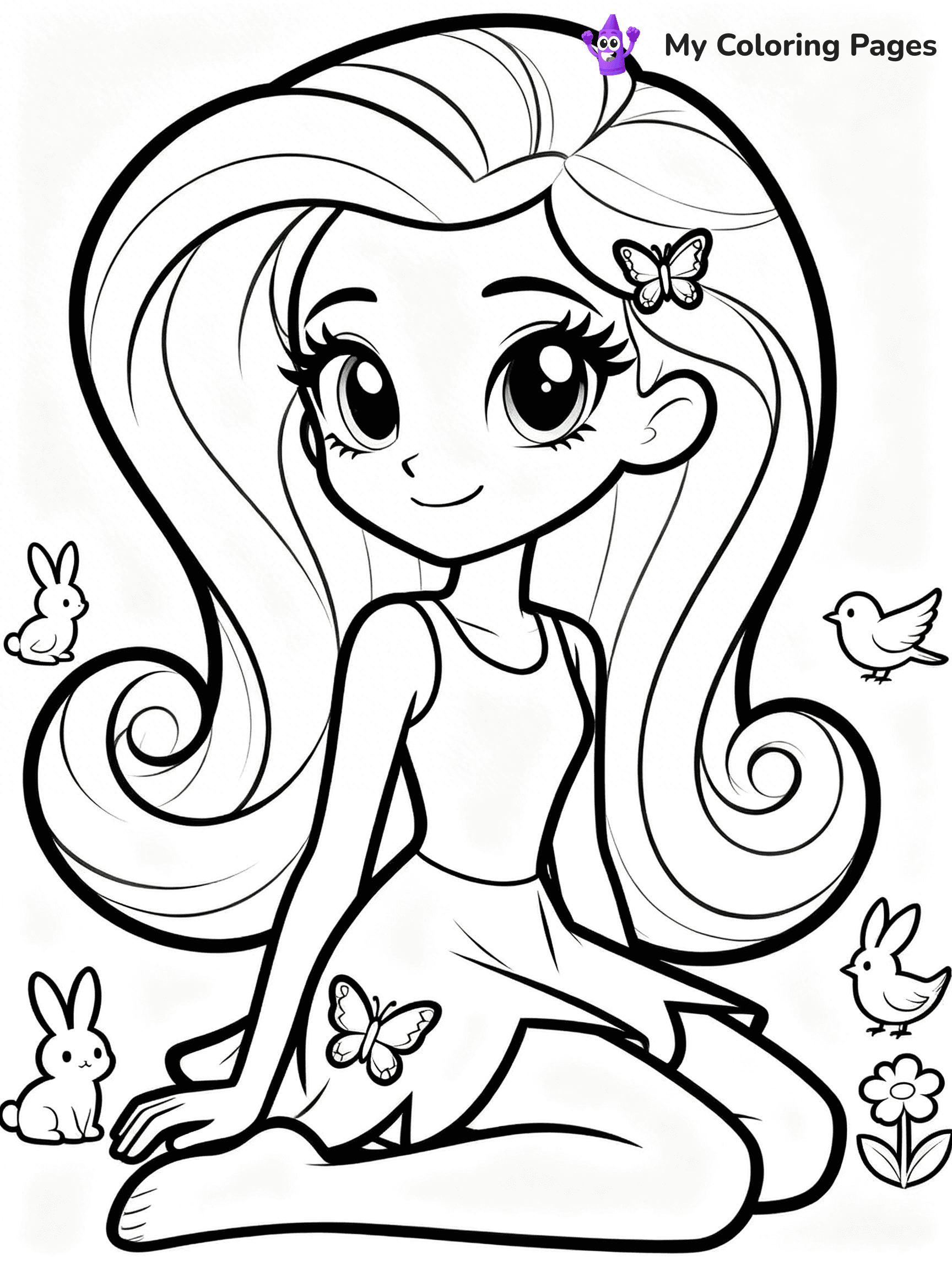 Equestria Girls Coloring Pages - 12