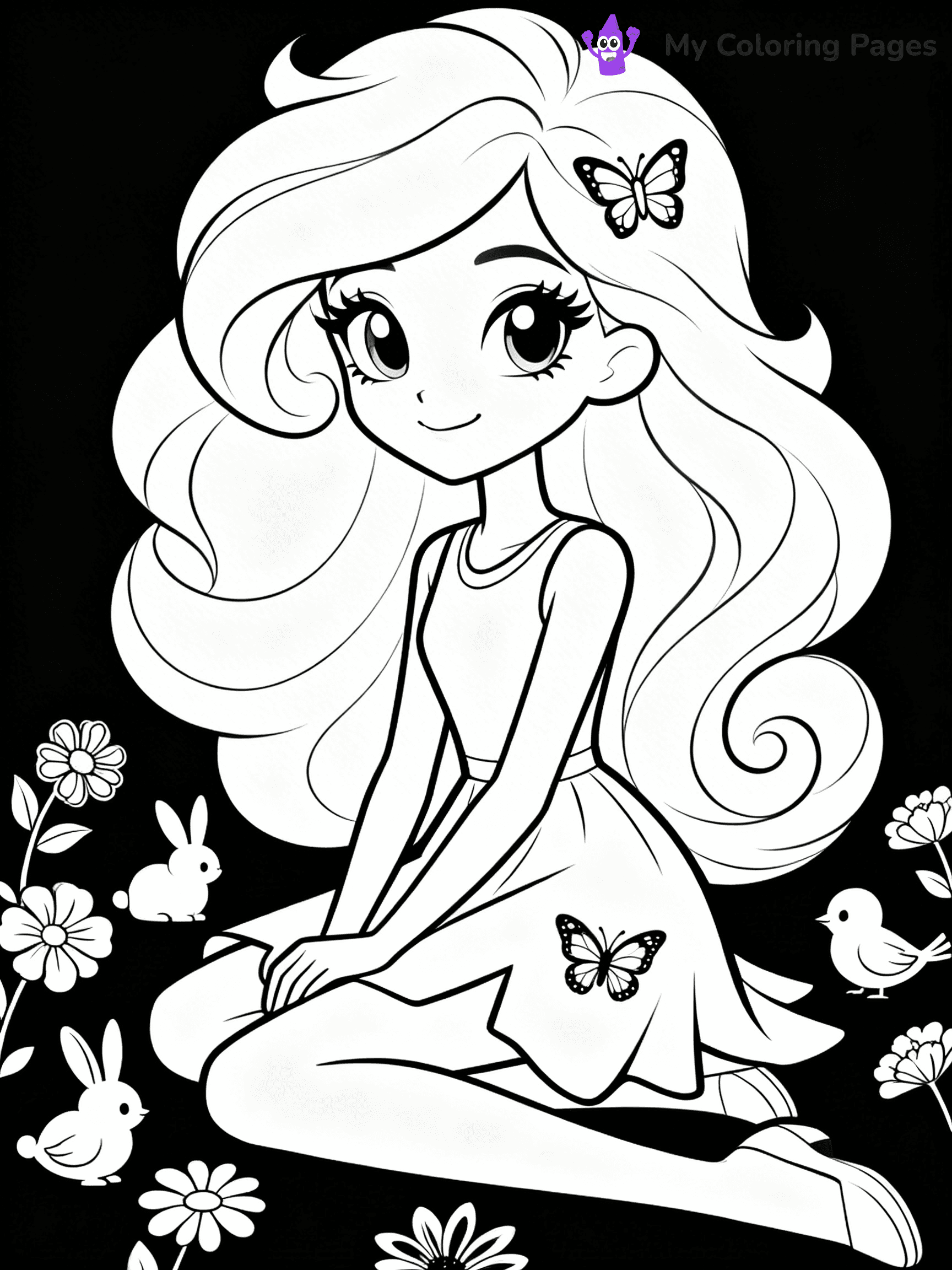 Equestria Girls Coloring Pages - 8
