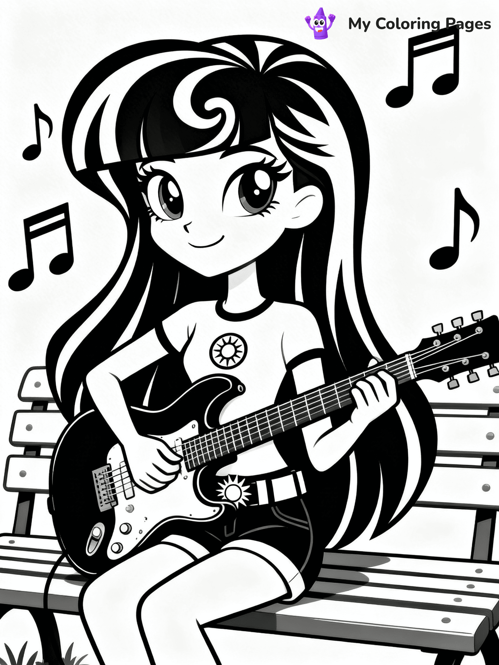 Equestria Girls Coloring Pages - 6