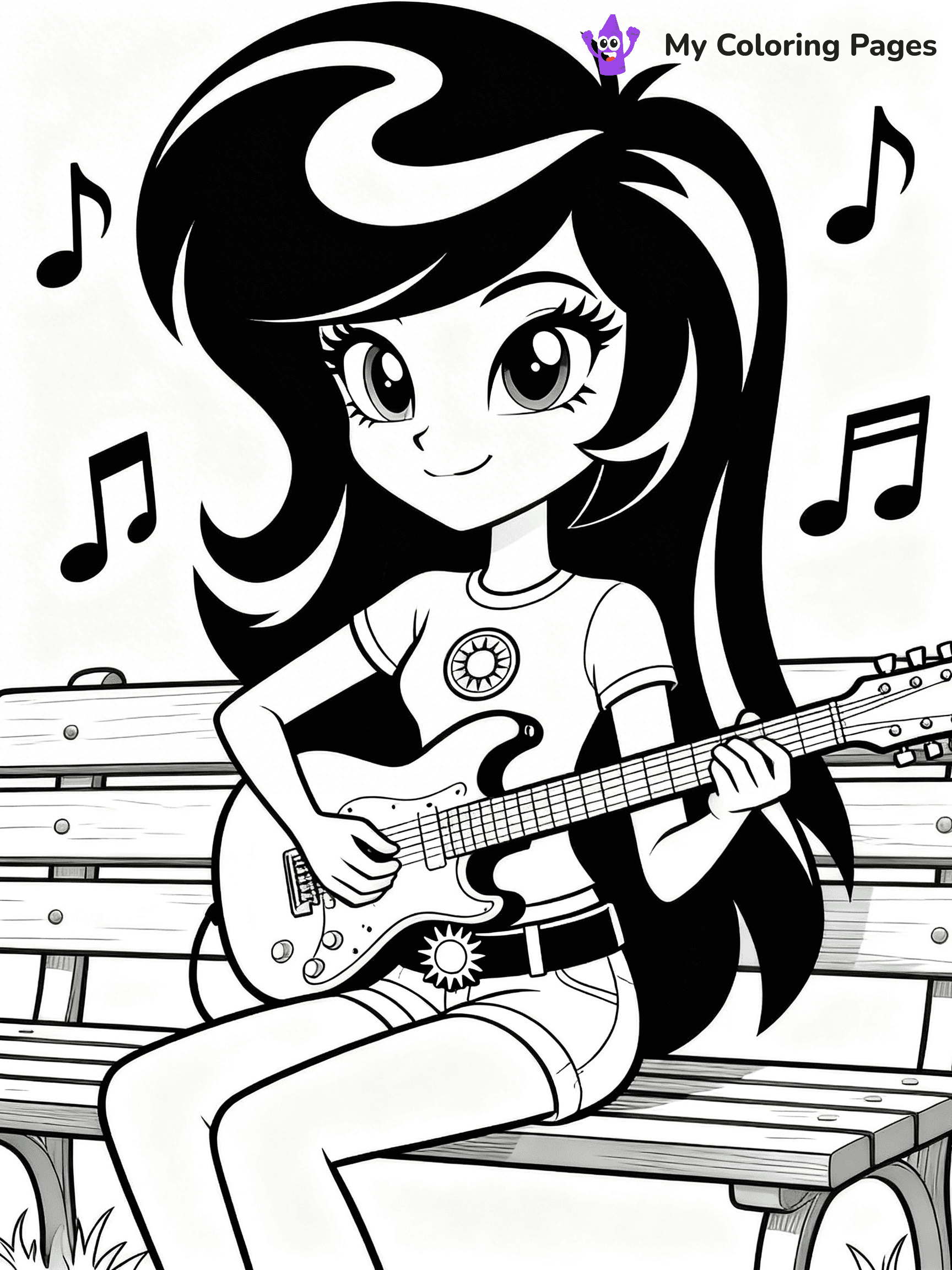 Equestria Girls Coloring Pages - 5