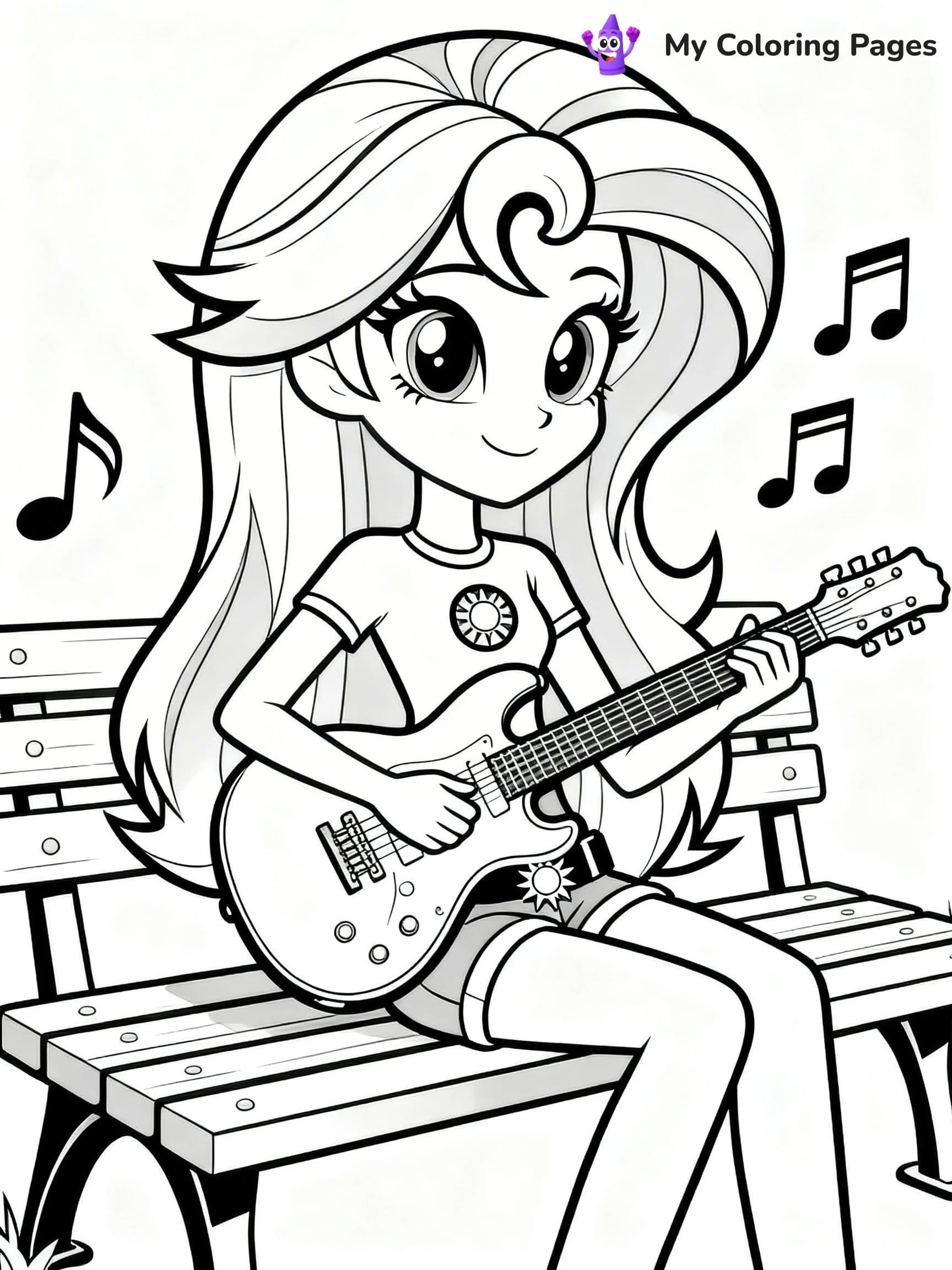 Equestria Girls Coloring Pages - 3