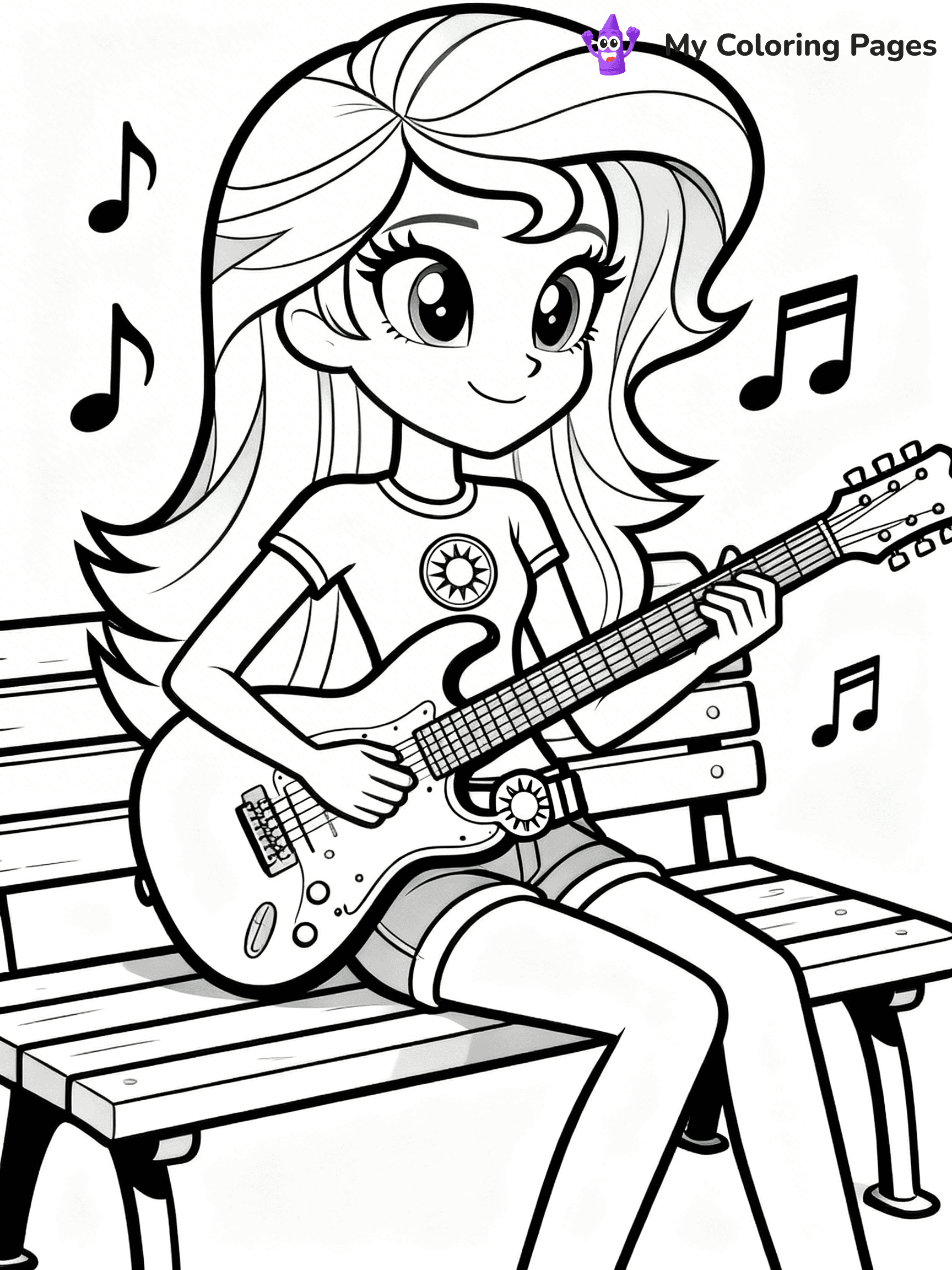 Equestria Girls Coloring Pages - 2