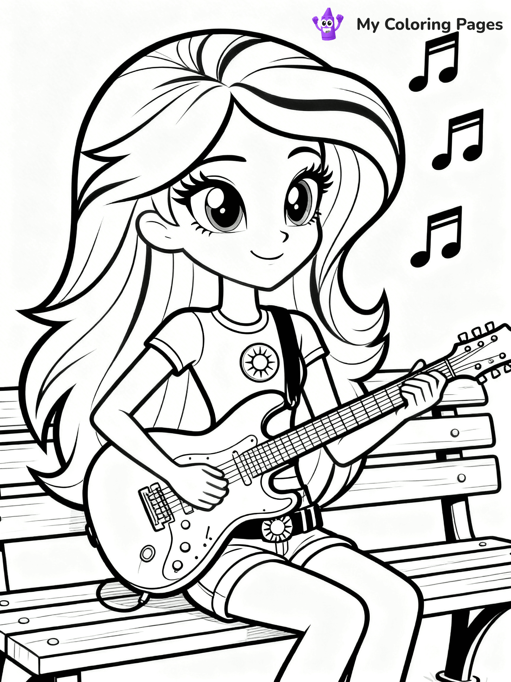 Equestria Girls Coloring Pages - 1