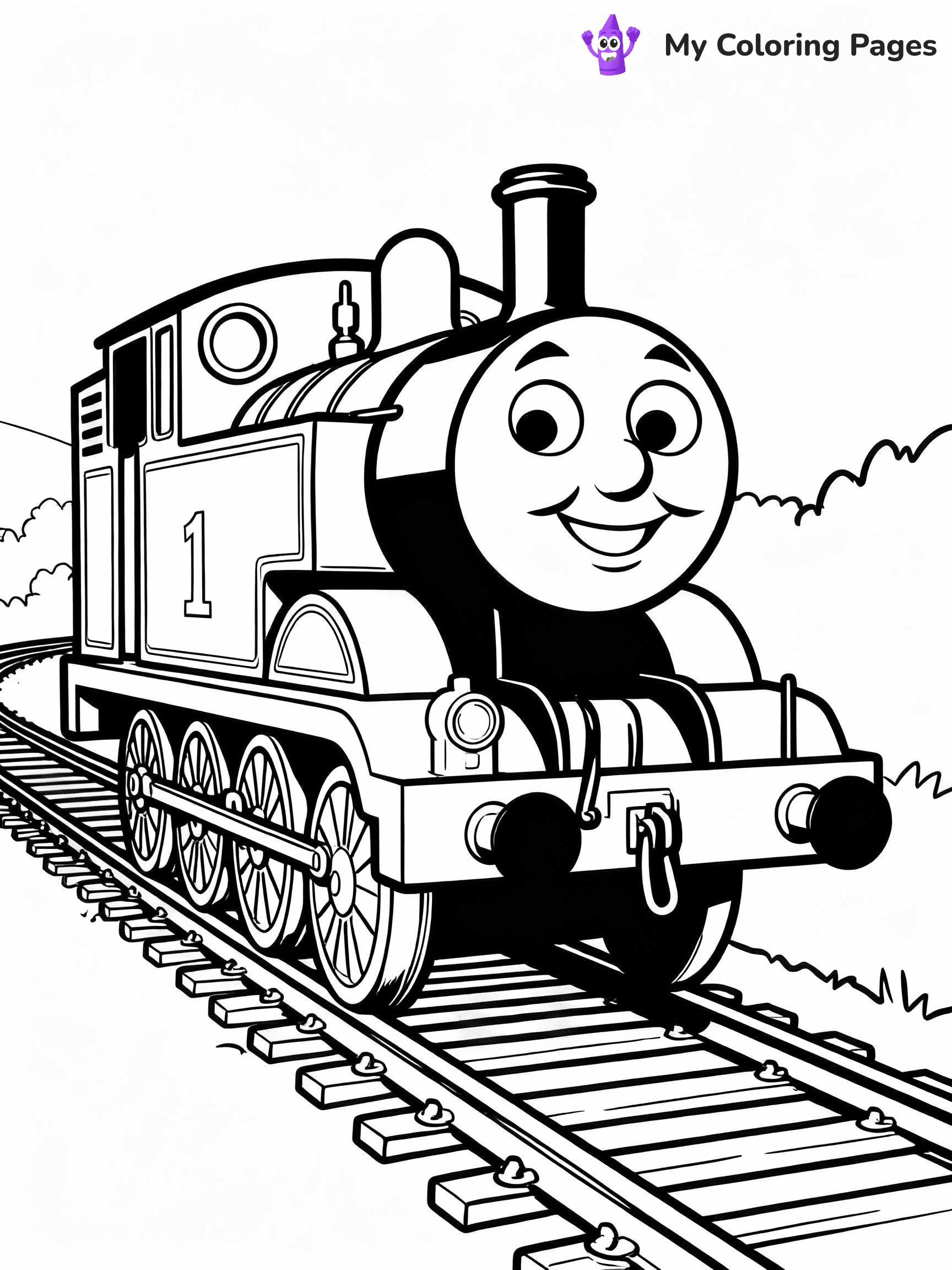 Thomas And Friends Coloring Pages - 1