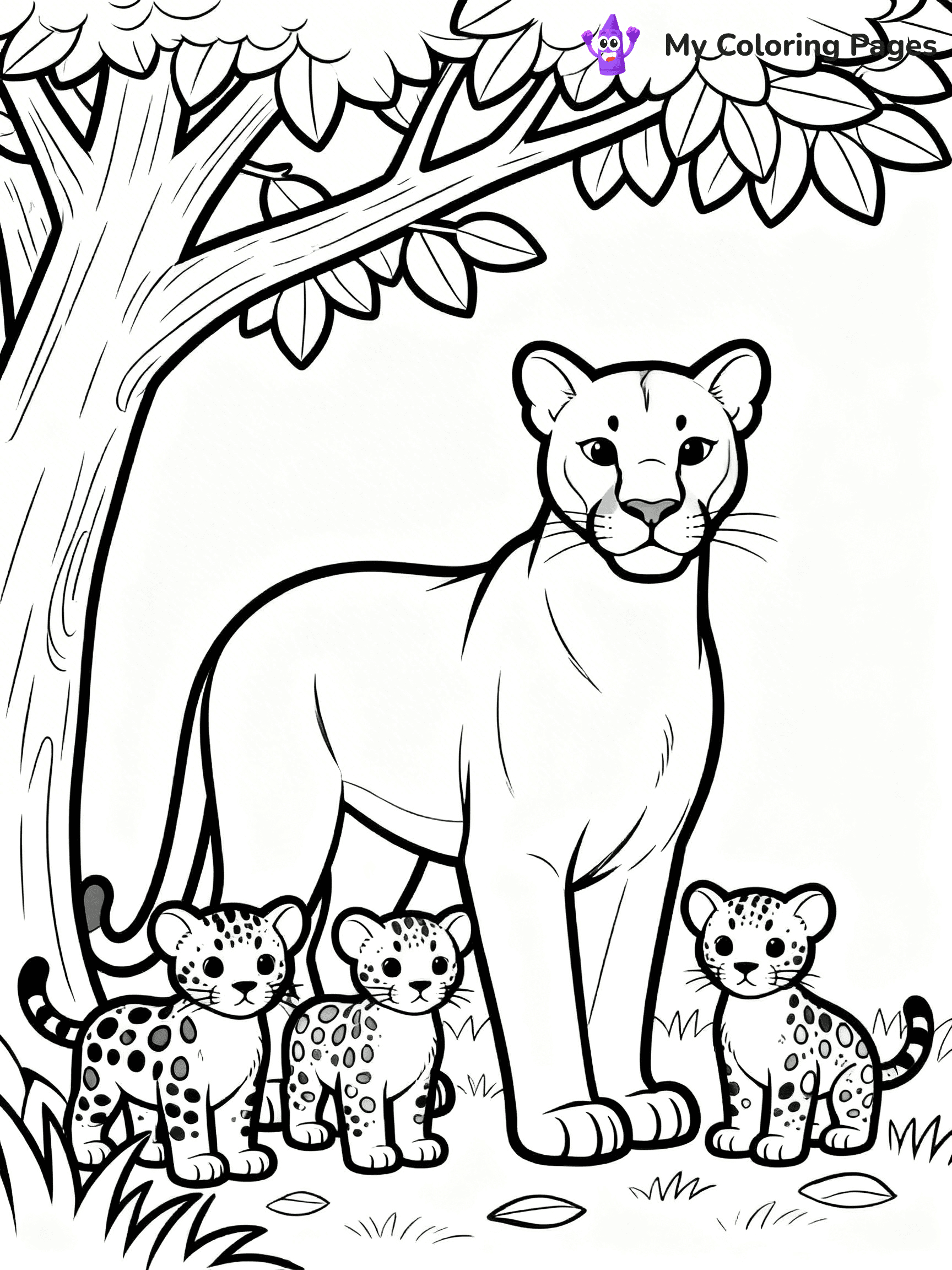 Puma Coloring Pages - 17