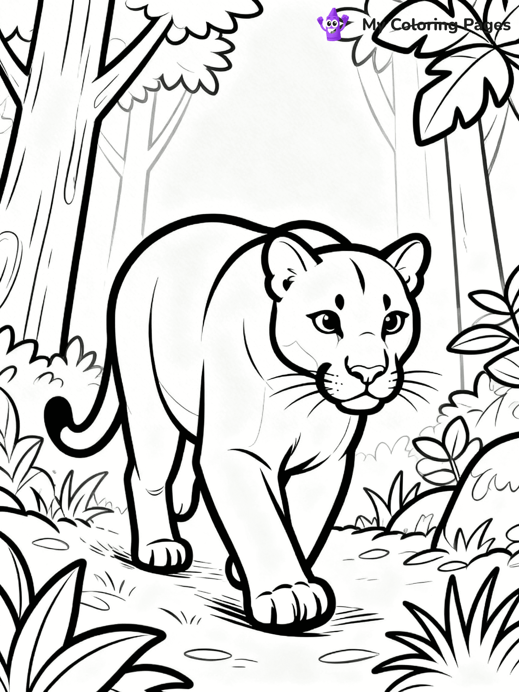 Puma Coloring Pages - 14