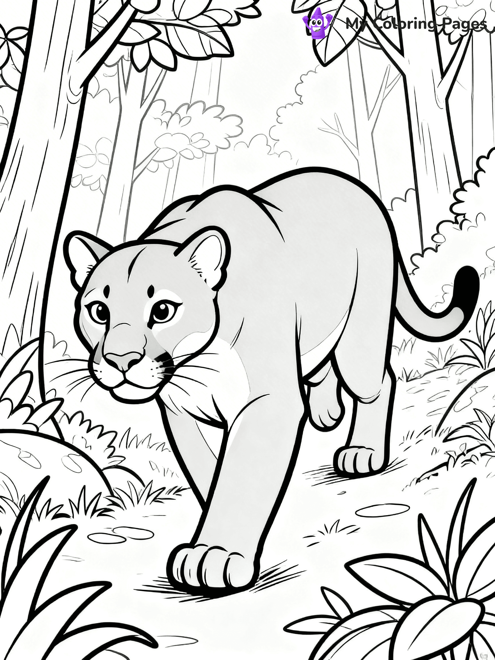 Puma Coloring Pages - 11