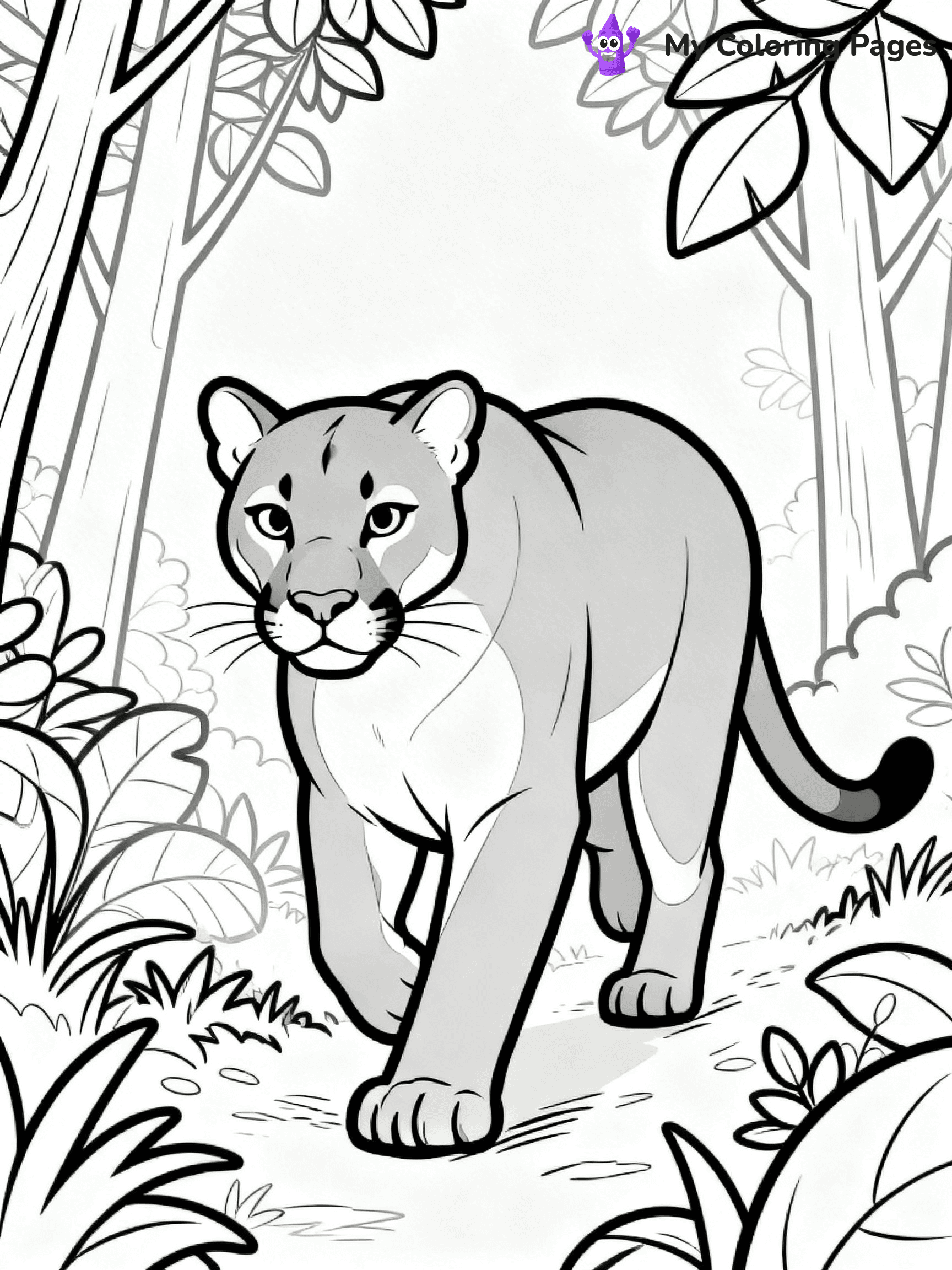 Puma Coloring Pages - 10