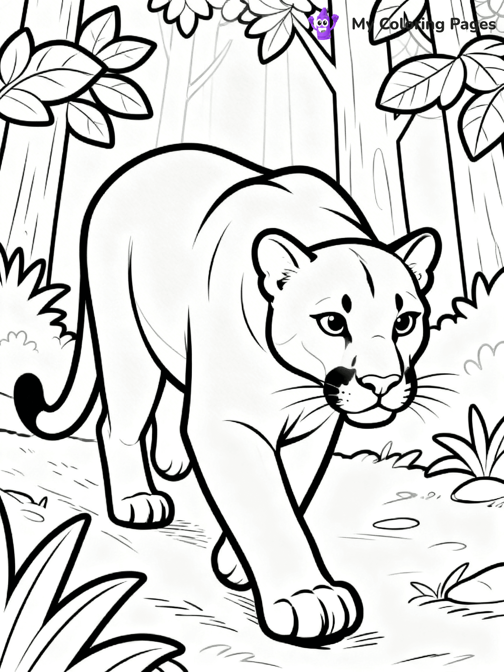 Puma Coloring Pages - 9