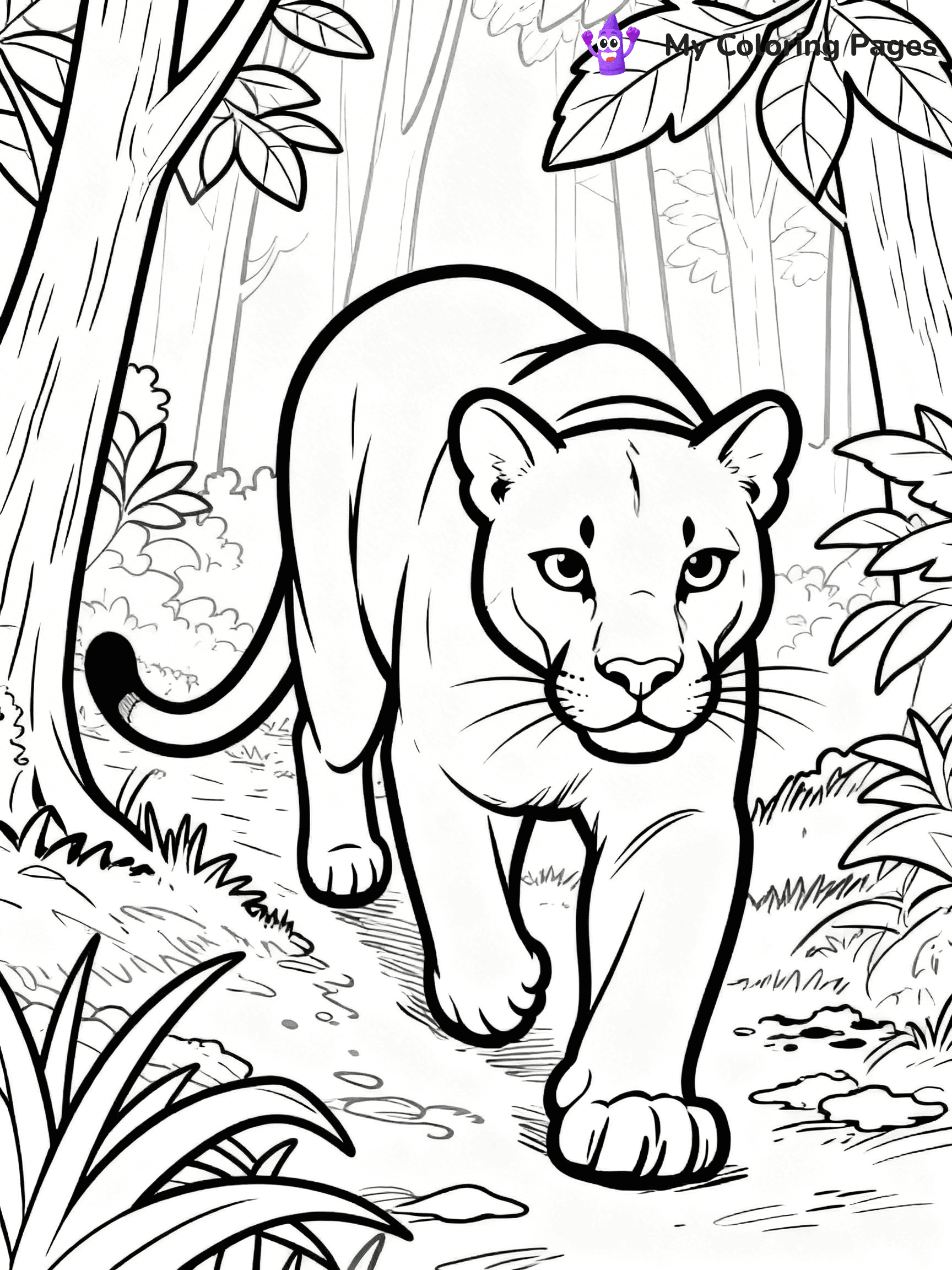 Puma Coloring Pages - 8