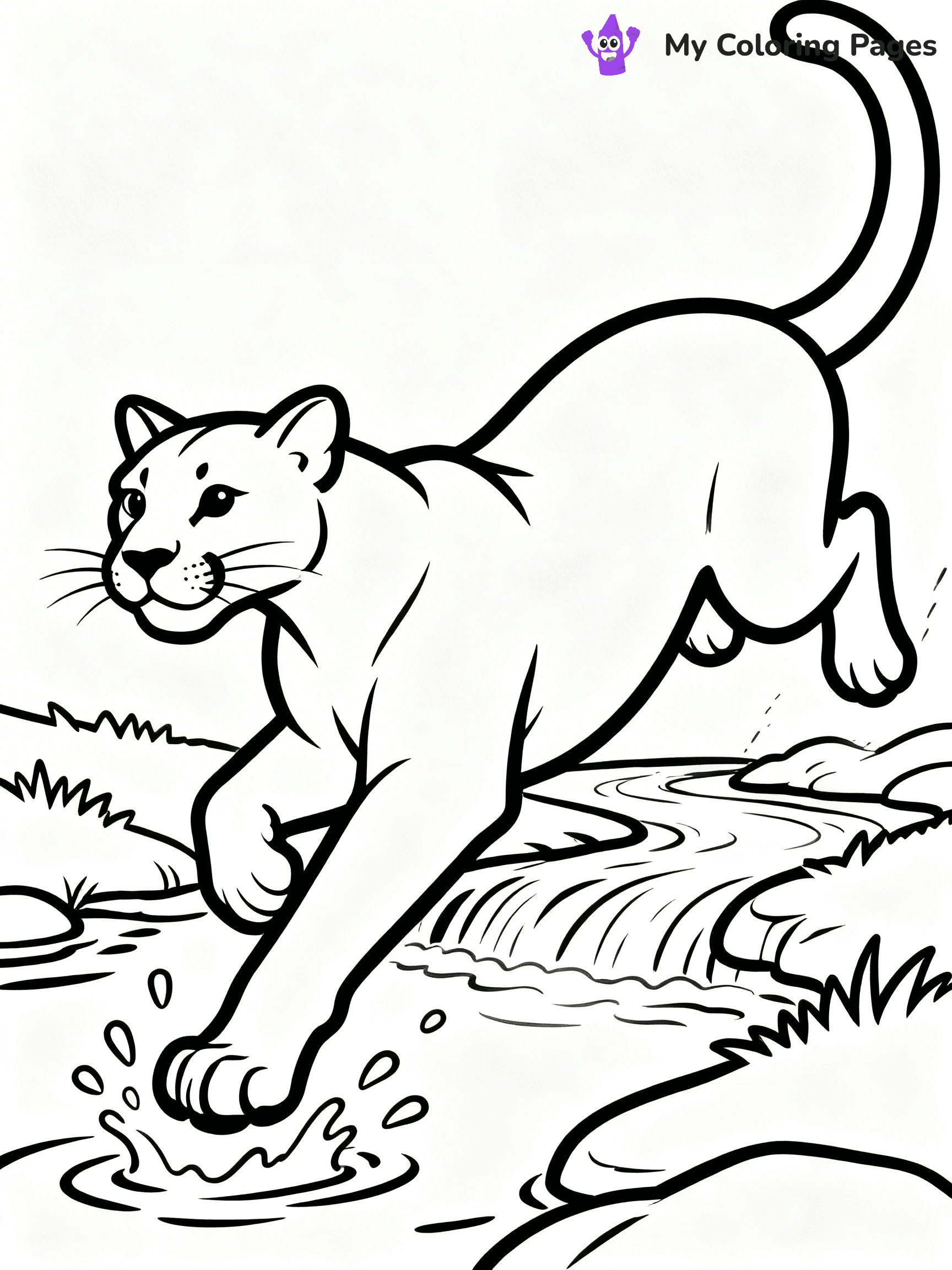 Puma Coloring Pages - 7