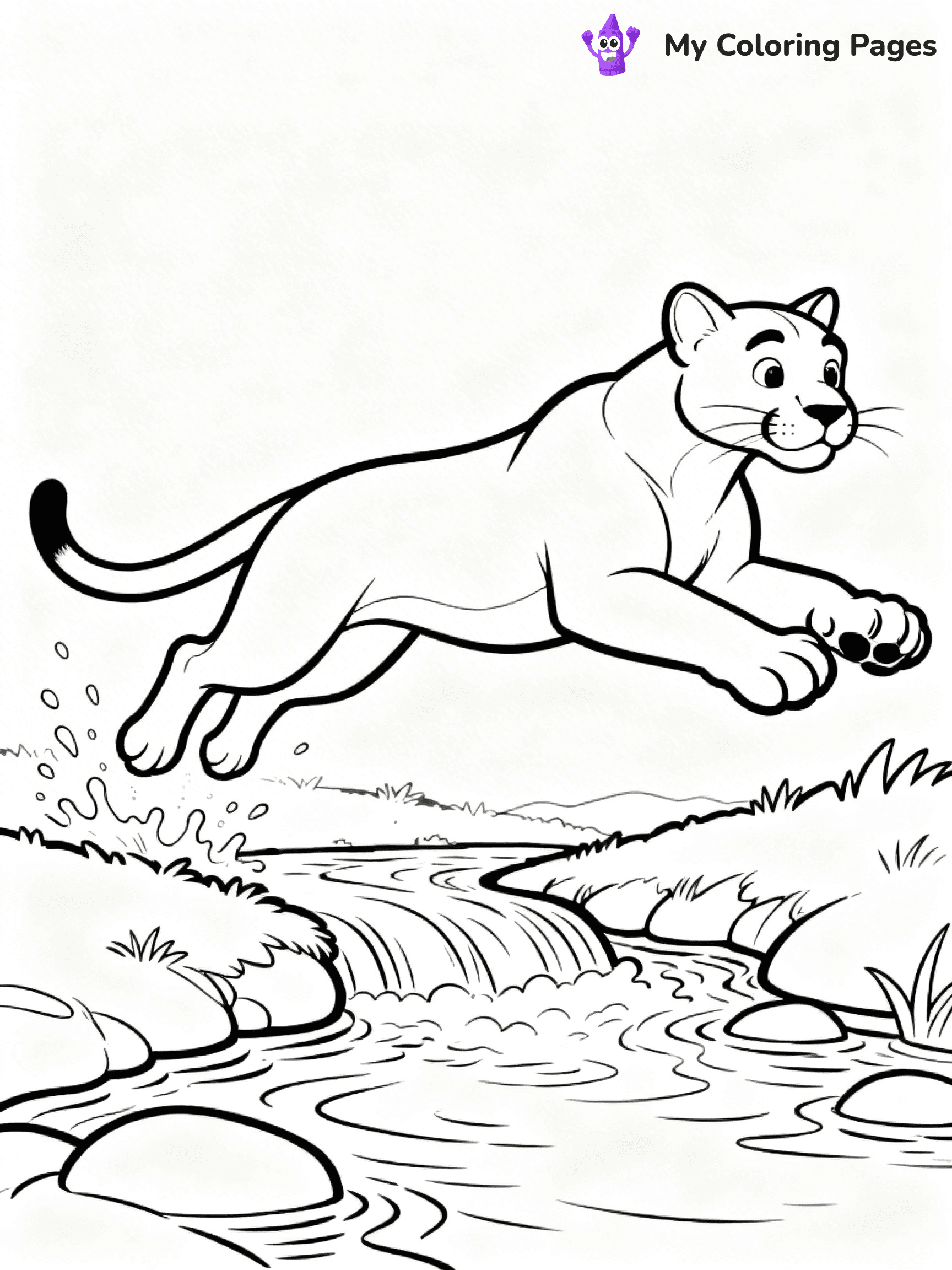 Puma Coloring Pages - 4