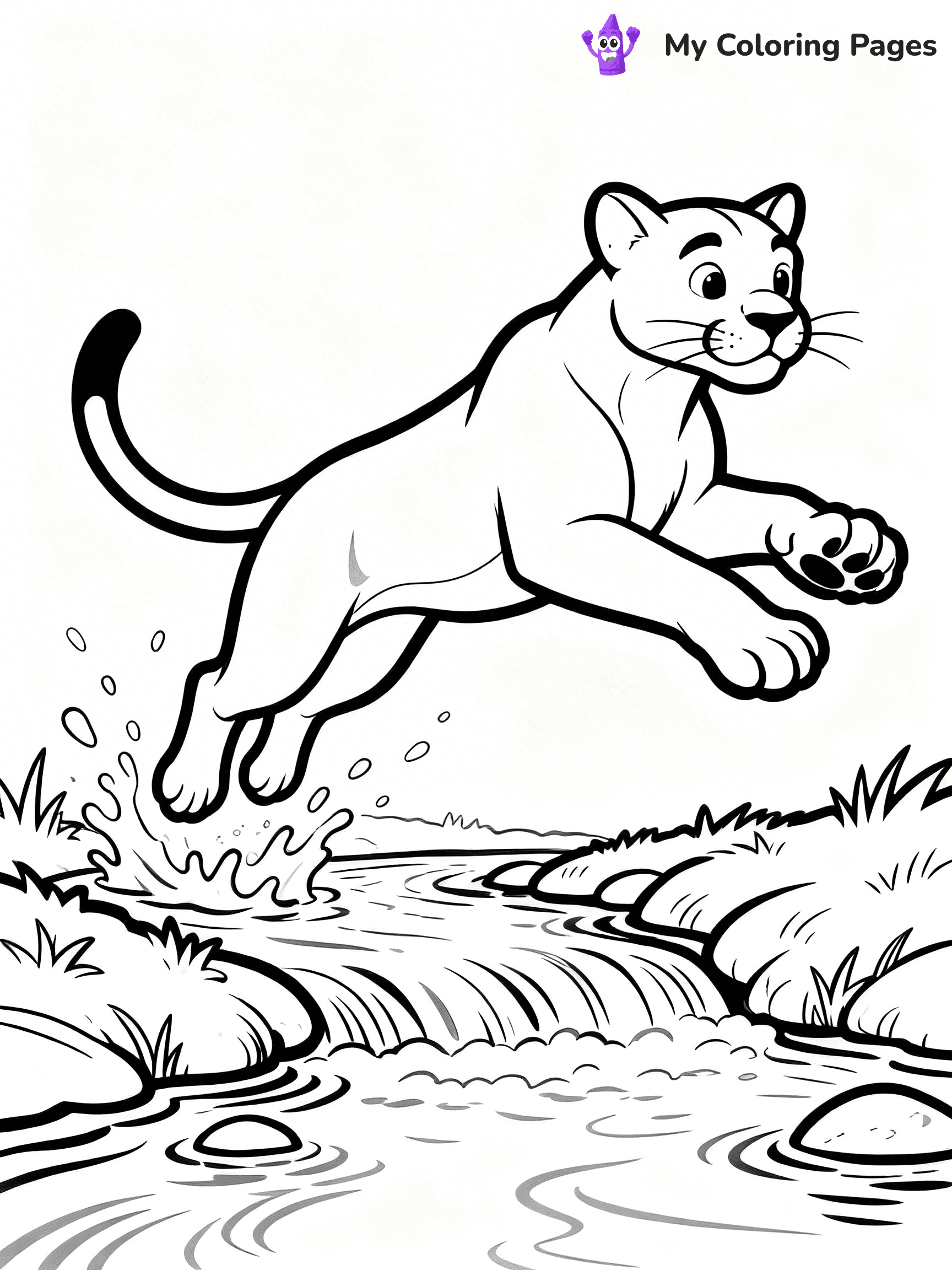 Puma Coloring Pages - 3