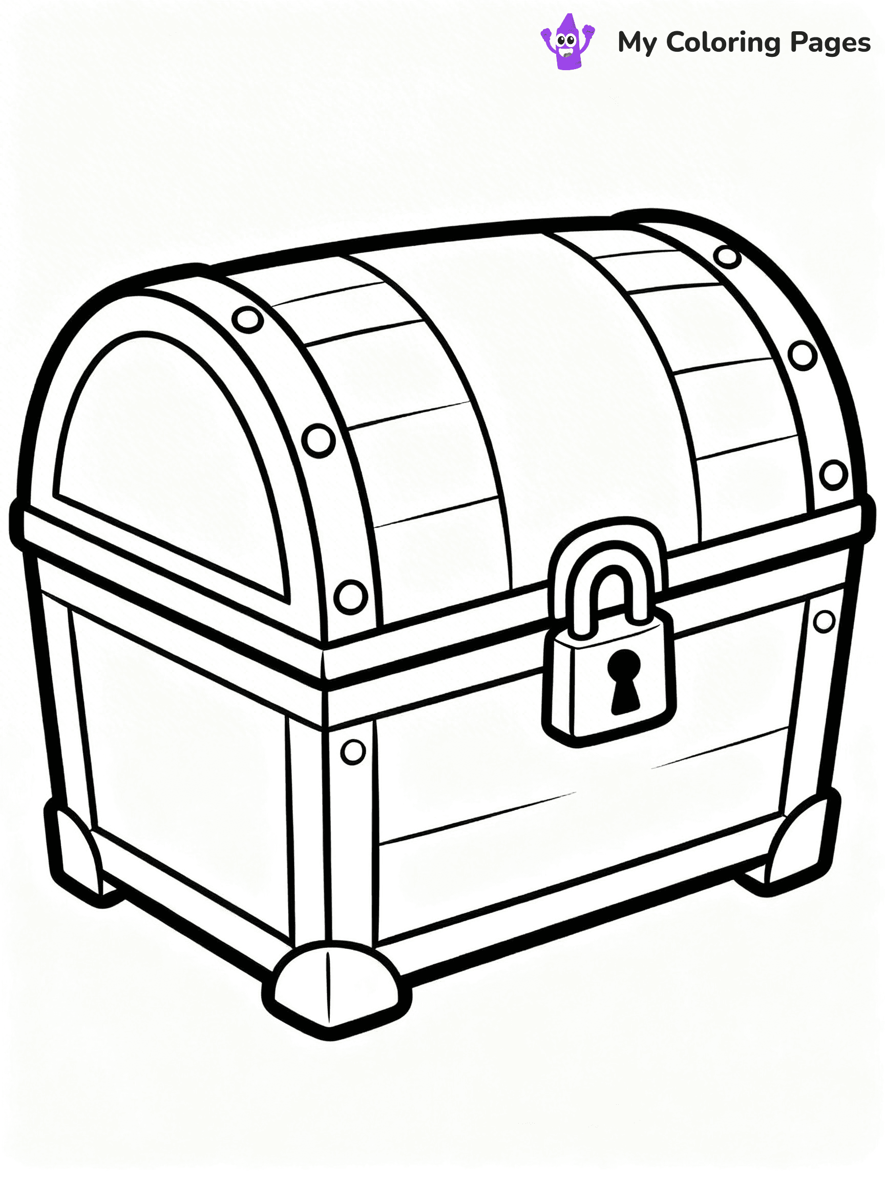 Treasure Chest Coloring Pages - 34