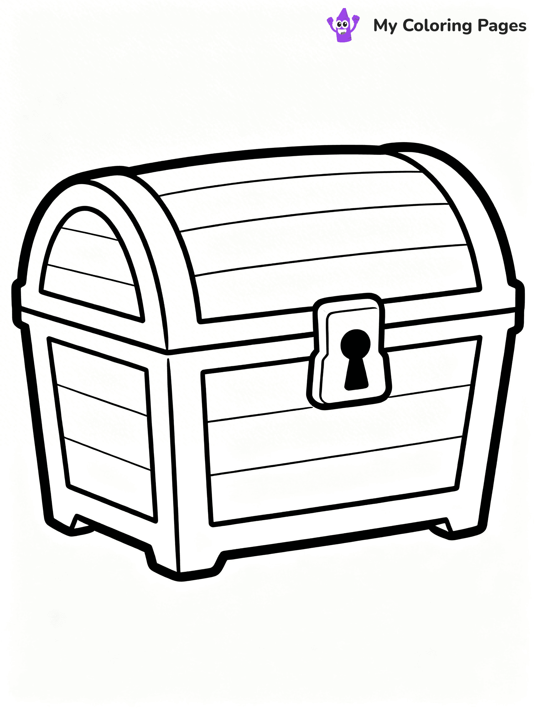 Treasure Chest Coloring Pages - 30