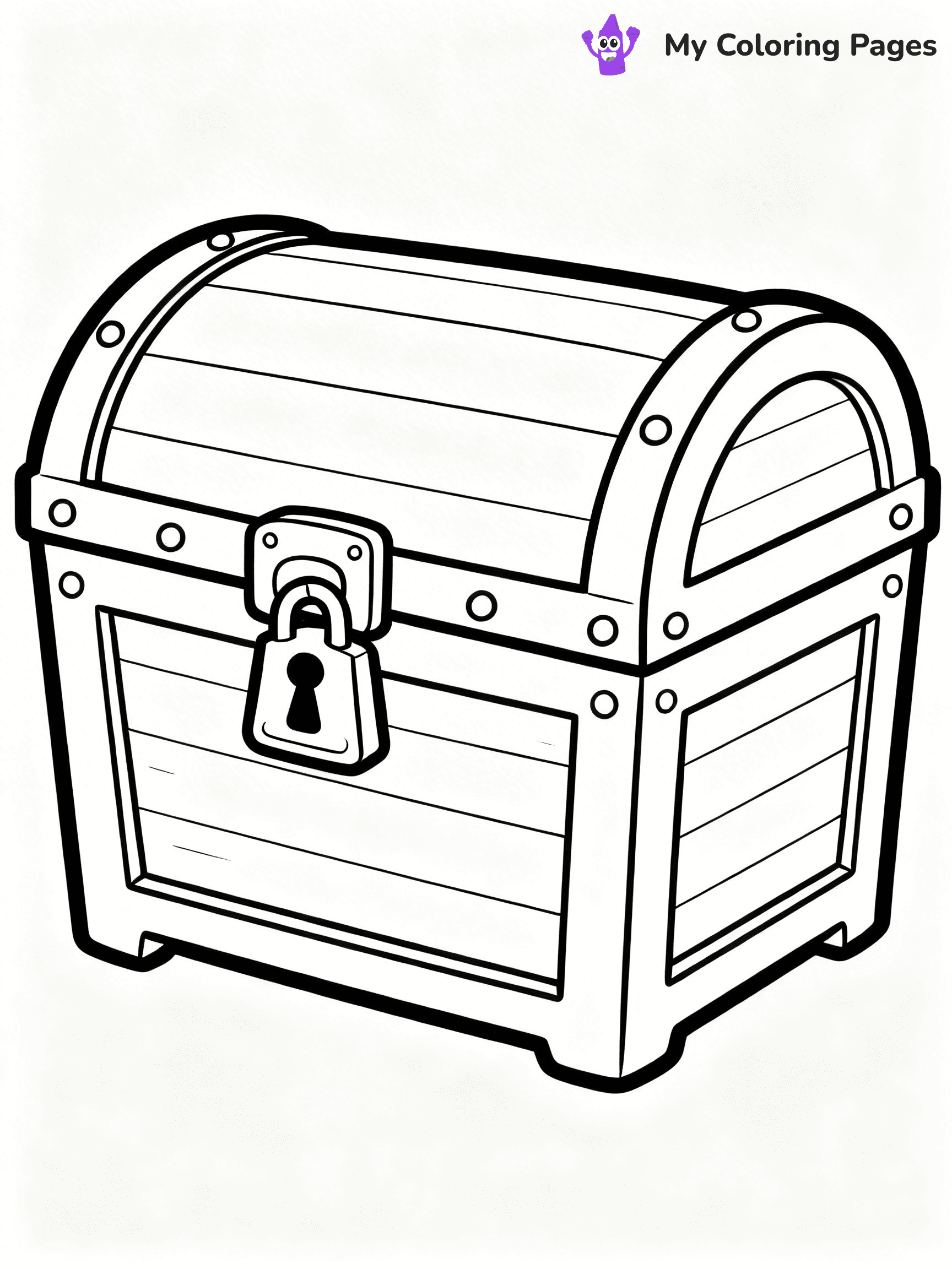 Treasure Chest Coloring Pages - 29